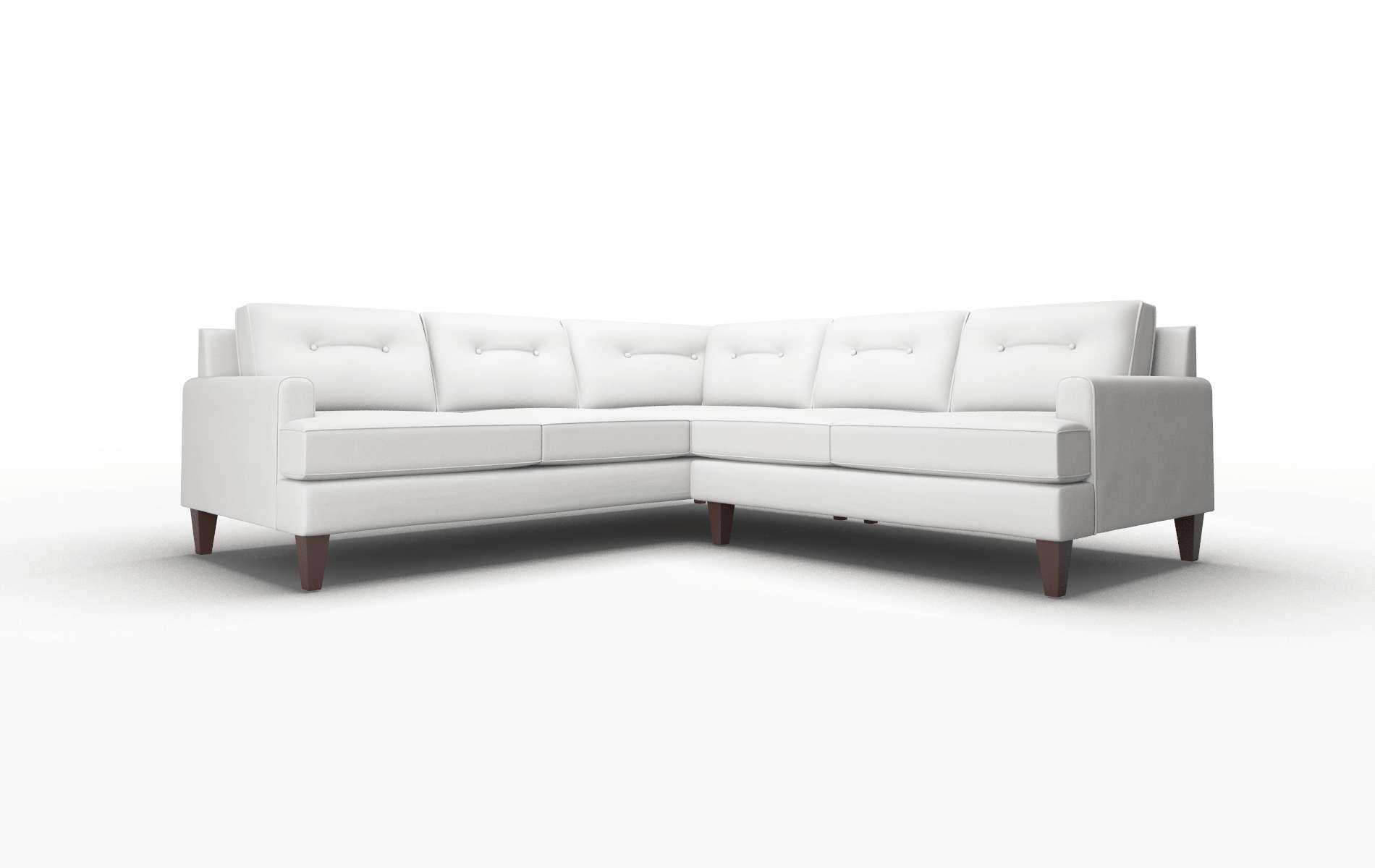 Naples Dawson Platinum Sectional espresso legs 1