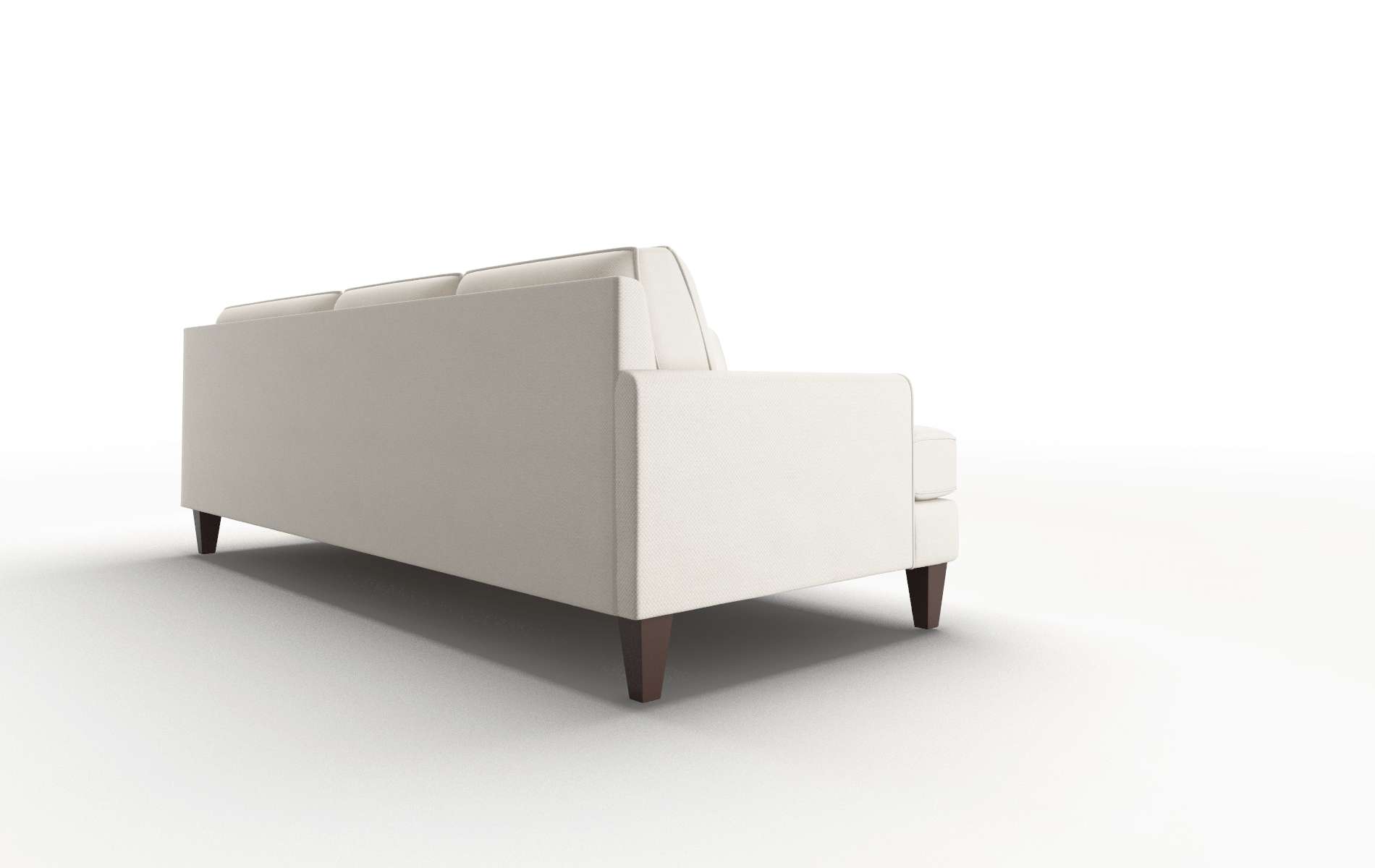 Naples Dawson Sand Sectional espresso legs 3