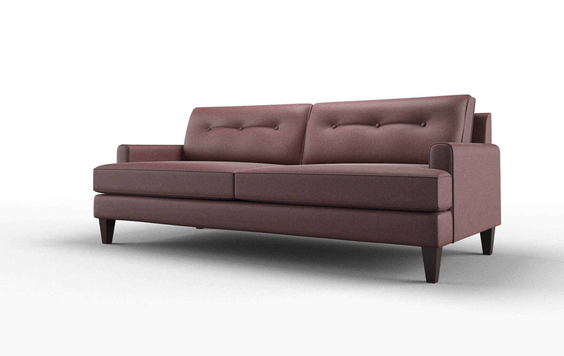 Naples Derby Berry Sofa espresso legs 4