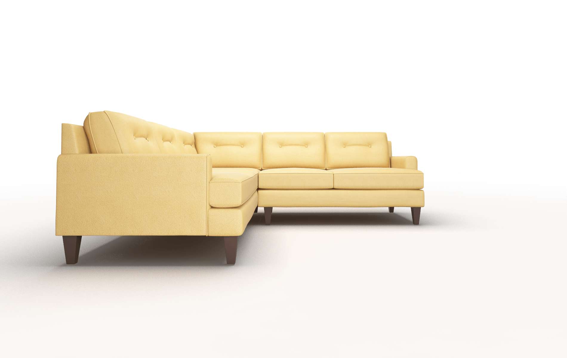 Naples Dream_d Sunflower Sectional espresso legs 2