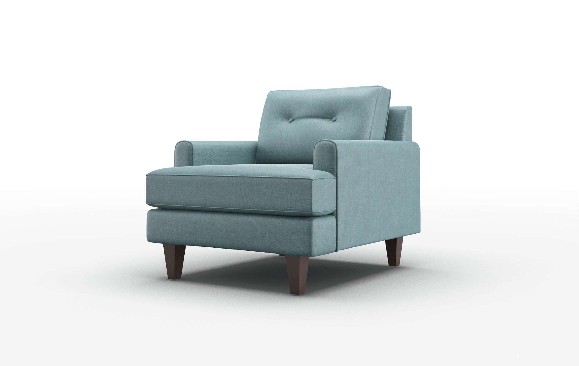 Naples Elliot Teal Chair espresso legs 4