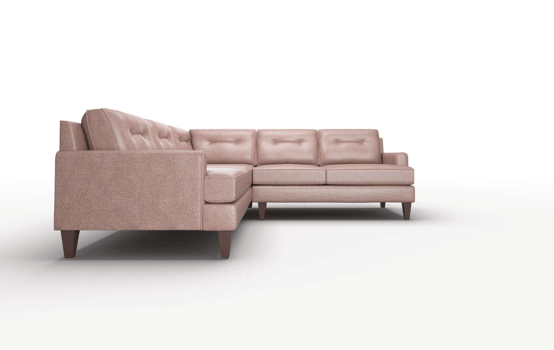 Naples Ford Brown Sectional espresso legs 2