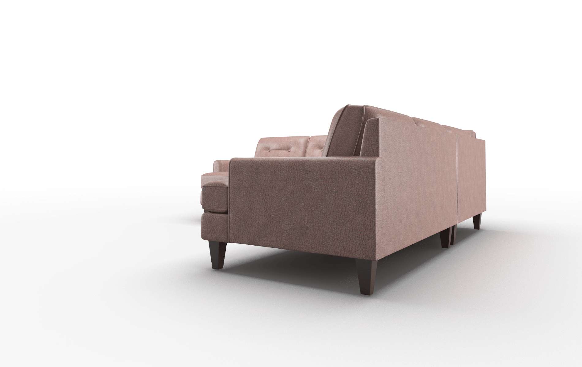 Naples Ford Brown Sectional espresso legs 4