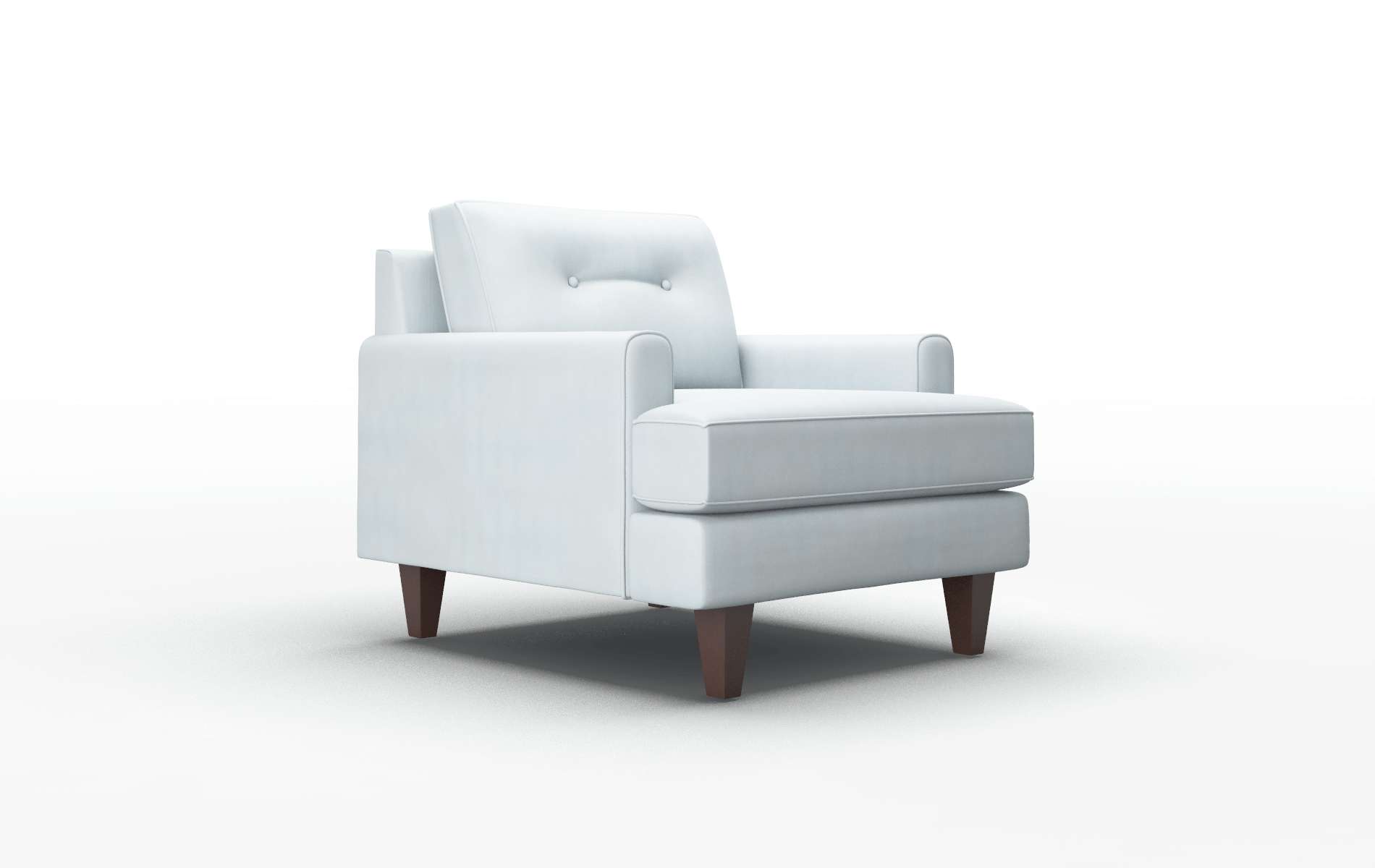 Naples Hathaway Aqua Chair espresso legs 2