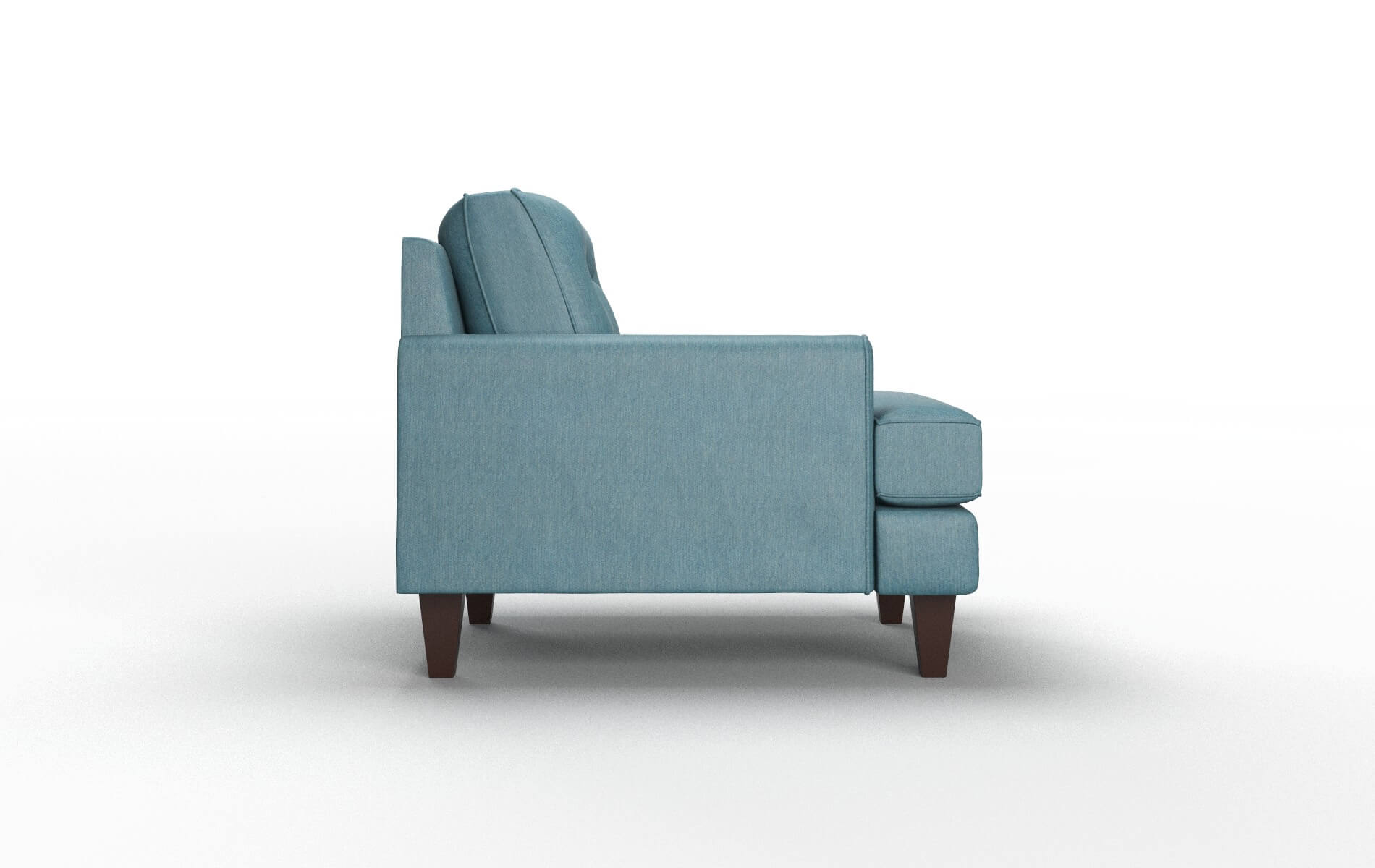 Naples Hepburn Teal Chair espresso legs 3