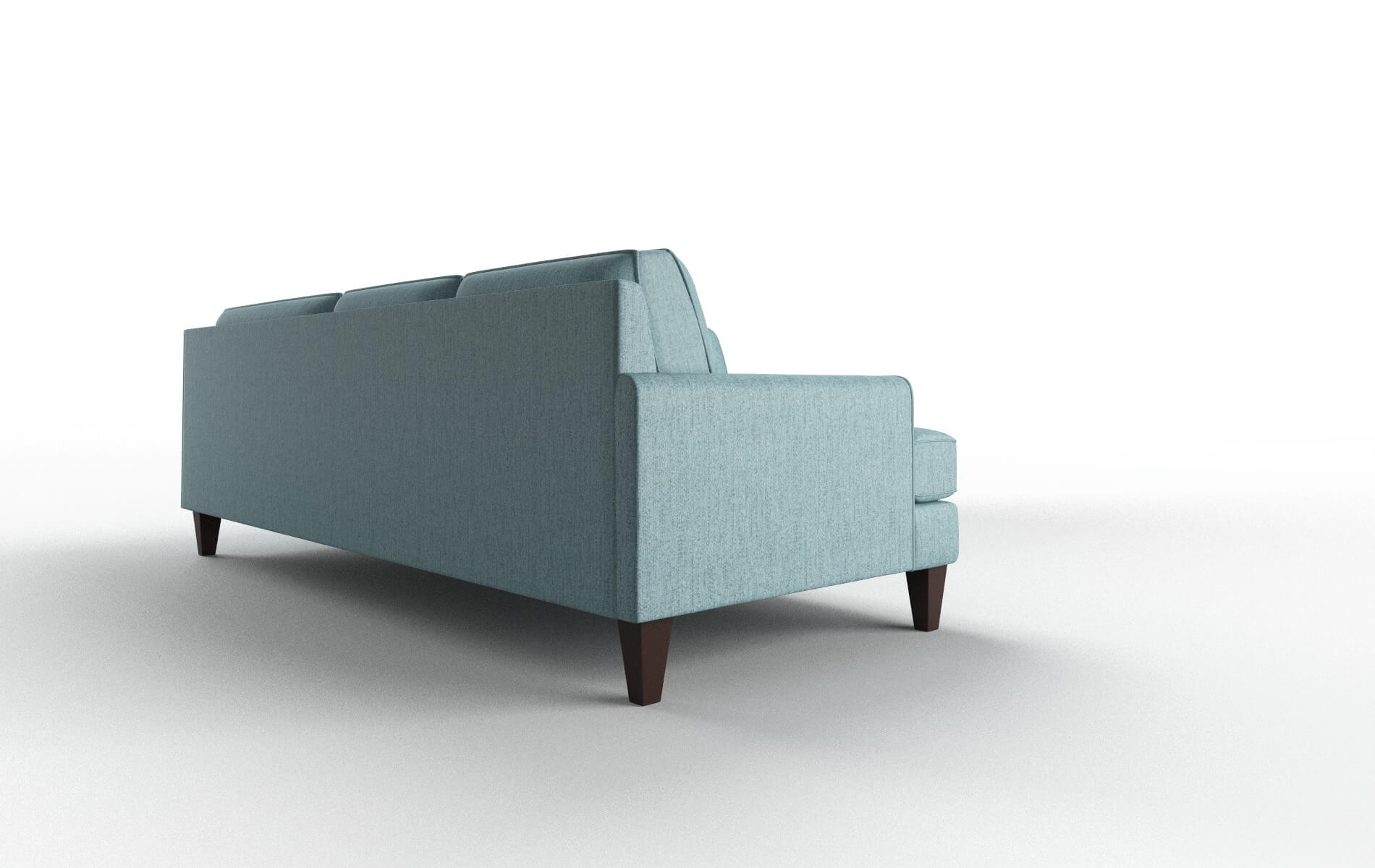 Naples Insight Peacock Sectional espresso legs 3