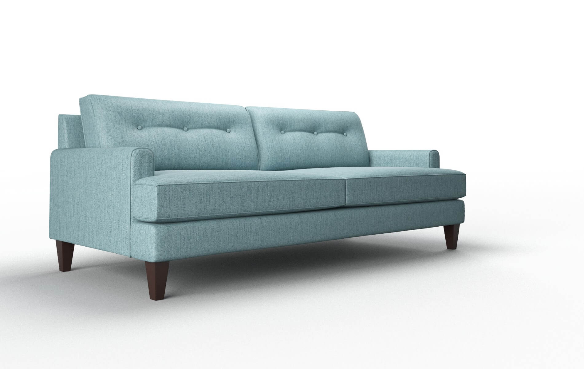 Naples Insight Peacock Sofa espresso legs 2