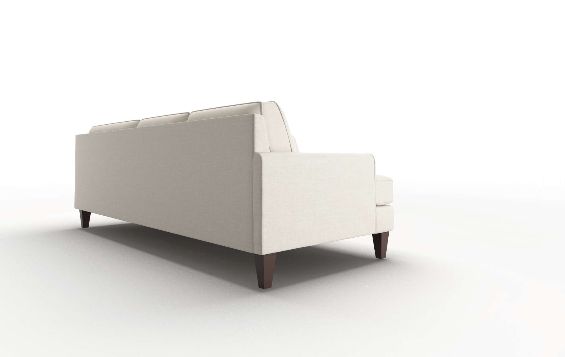 Naples Keylargo Almond Sectional espresso legs 3