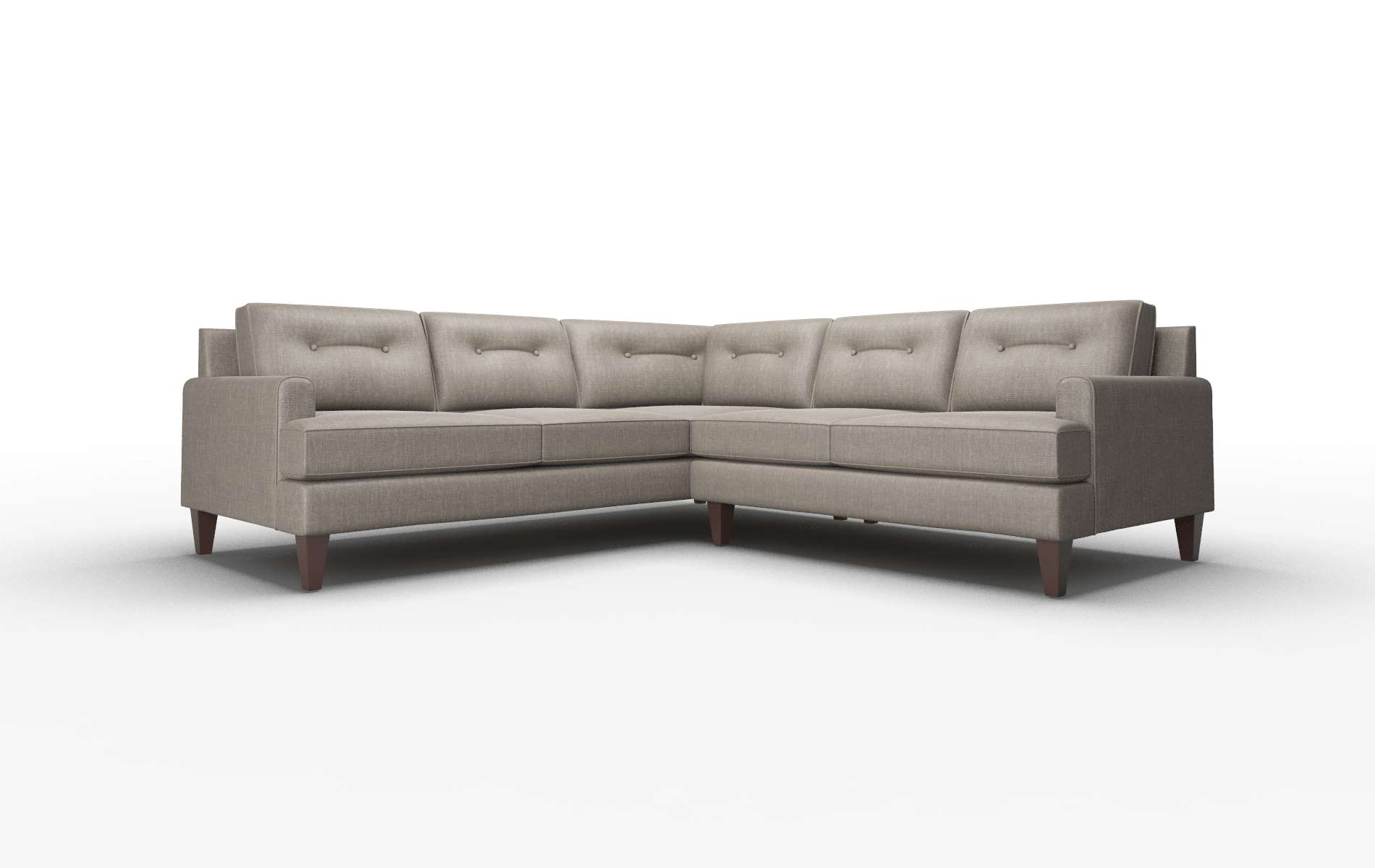 Naples Keylargo bark Sectional Espresso Legs  1
