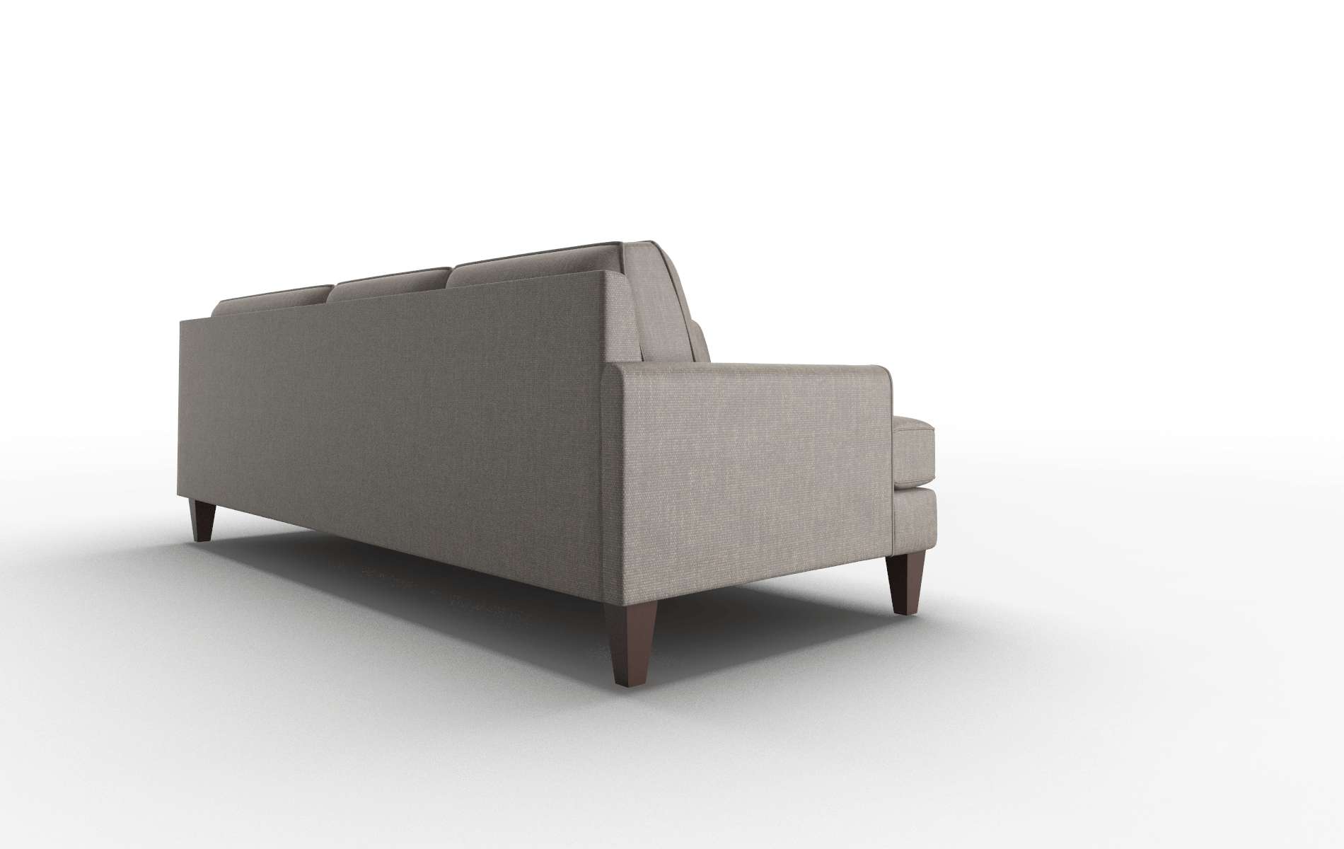 Naples Keylargo Bark Sectional espresso legs 3