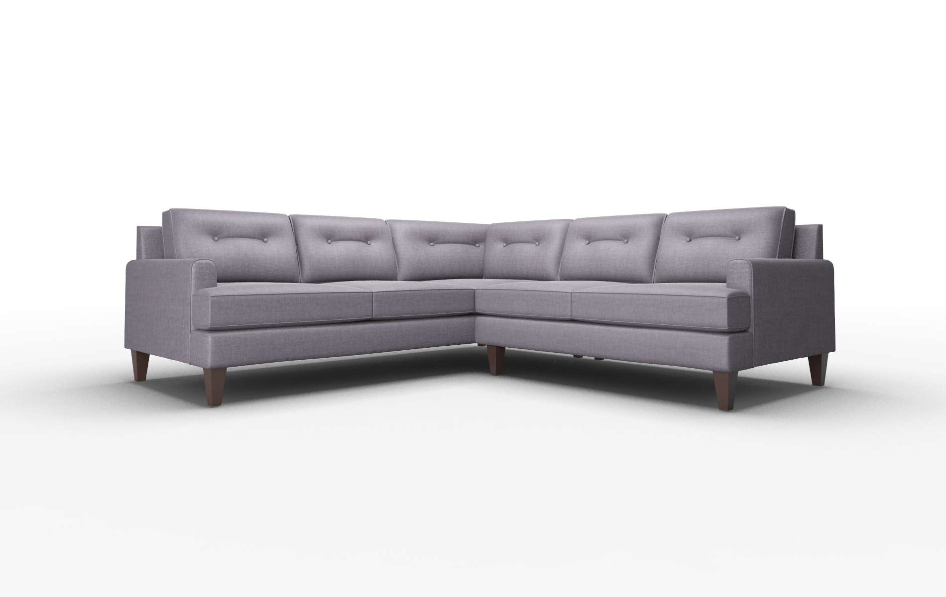 Naples Keylargo Grape Sectional espresso legs 1