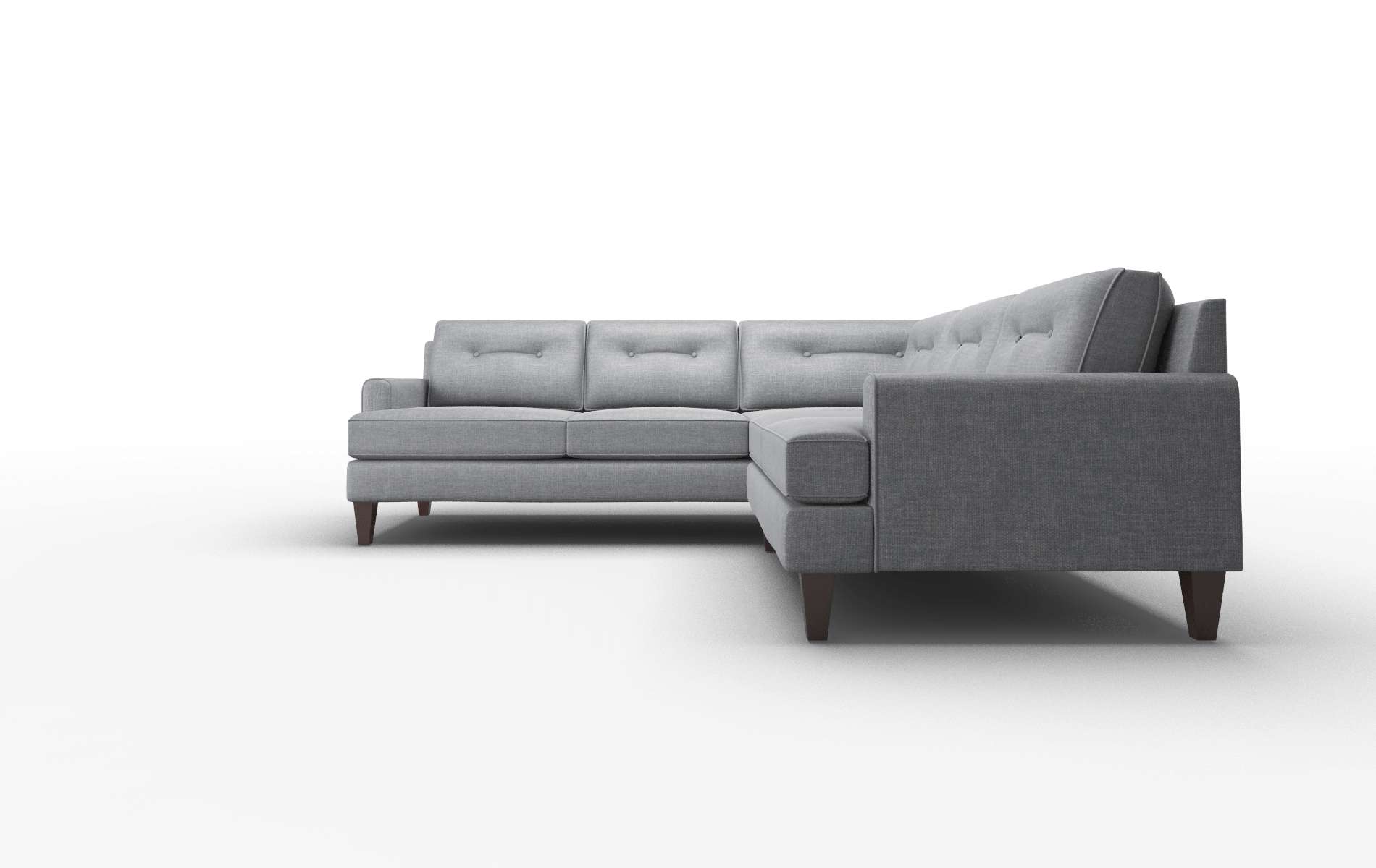 Naples Keylargo Graphite Sectional espresso legs 5