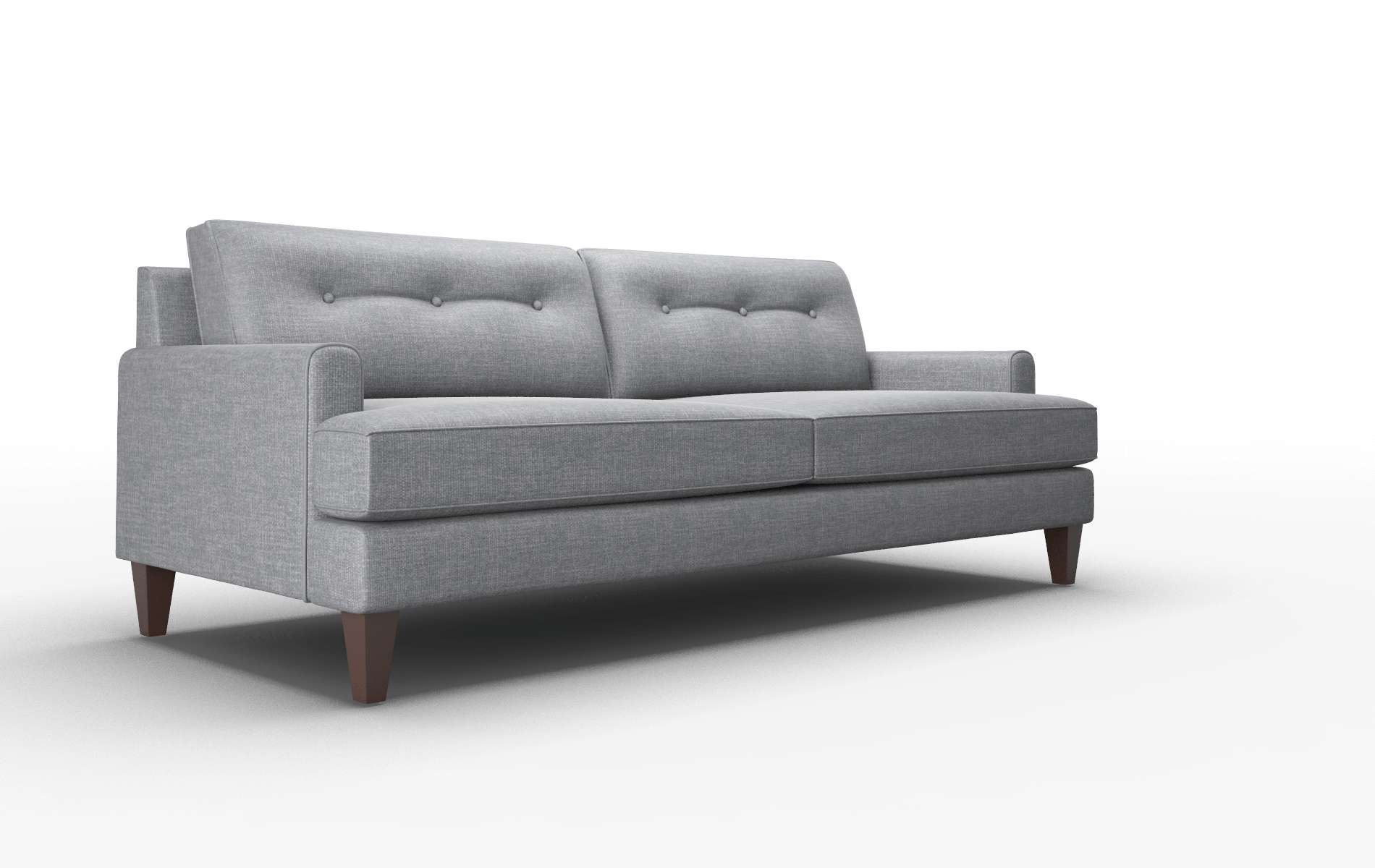 Naples Keylargo Graphite Sofa espresso legs 2