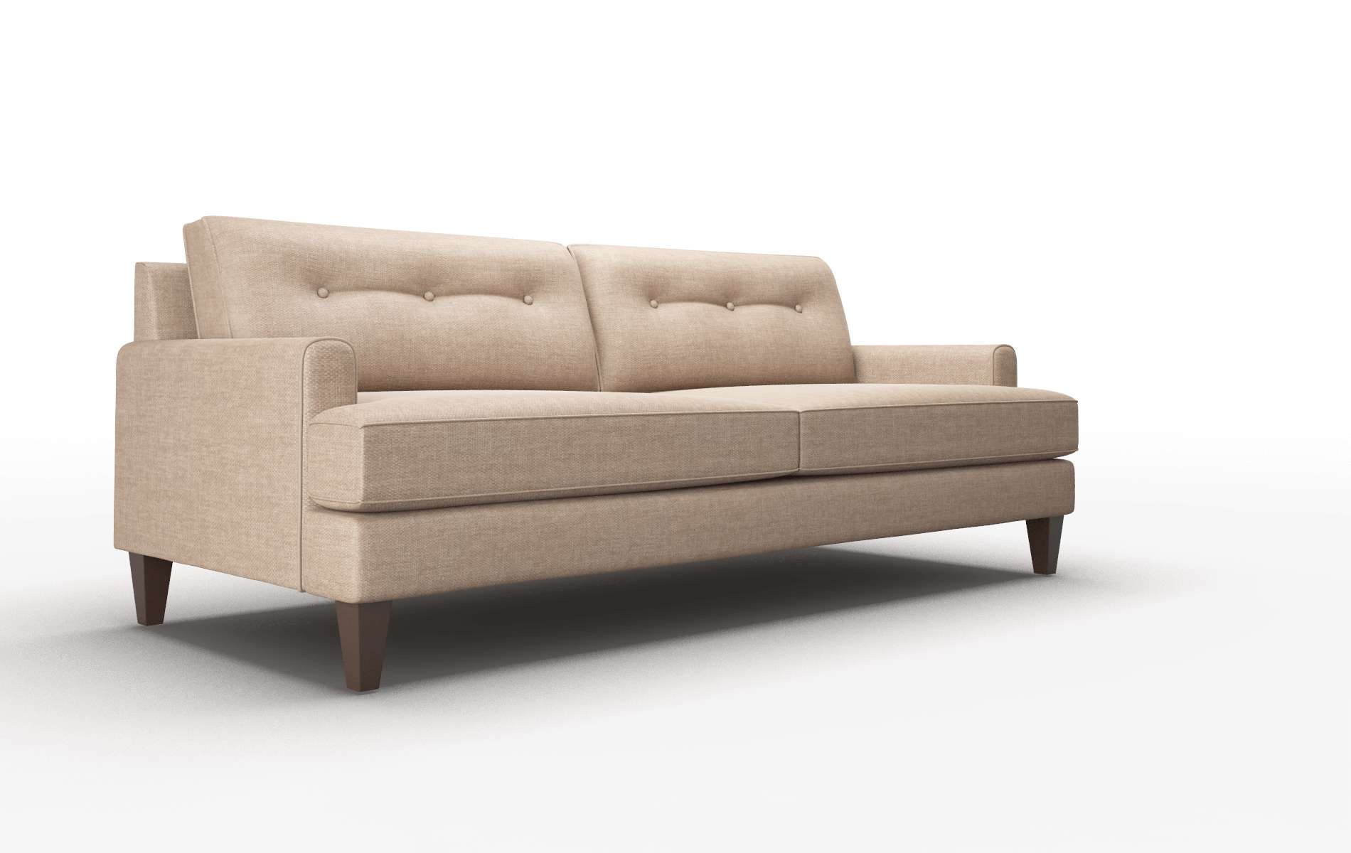 Naples Keylargo Mink Sofa espresso legs 2