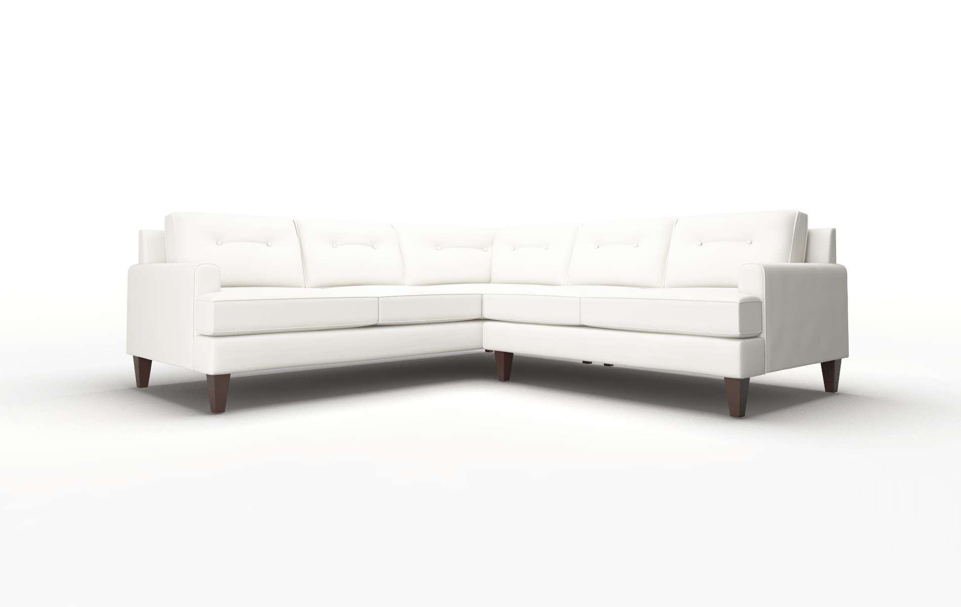 Naples Keylargo Oatmeal Sectional espresso legs 1