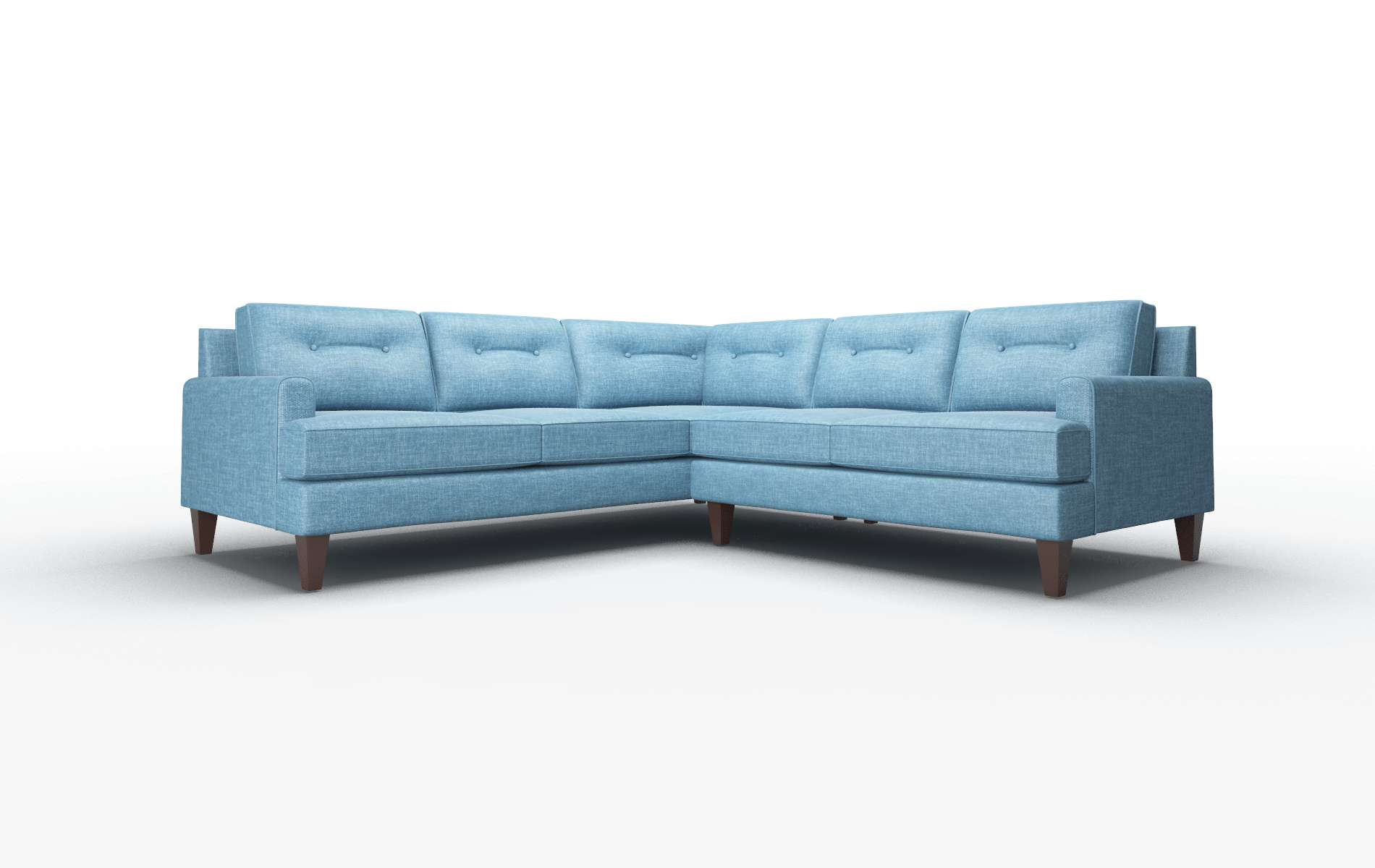 Naples Keylargo ocean Sectional Espresso Legs  1