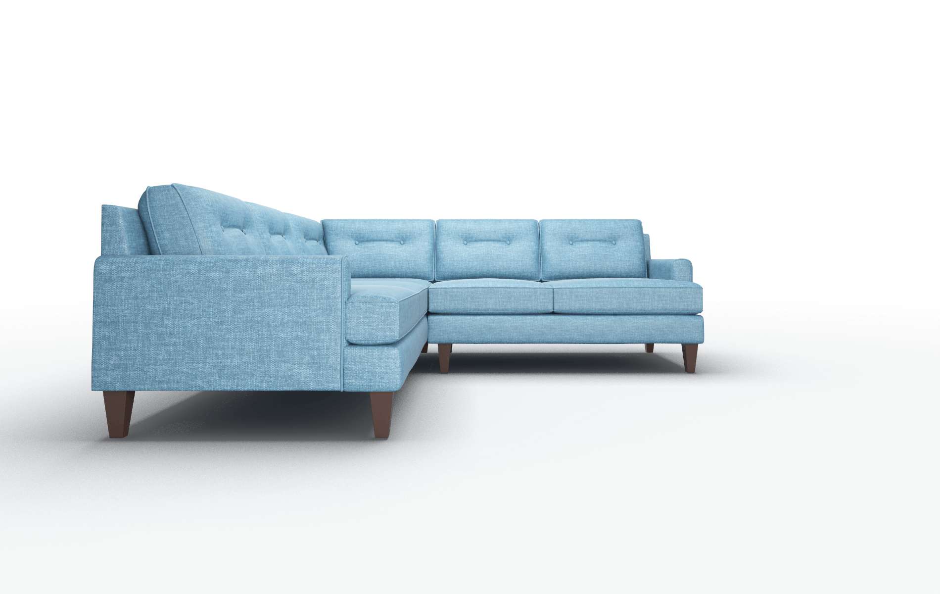 Naples Keylargo Ocean Sectional espresso legs 2