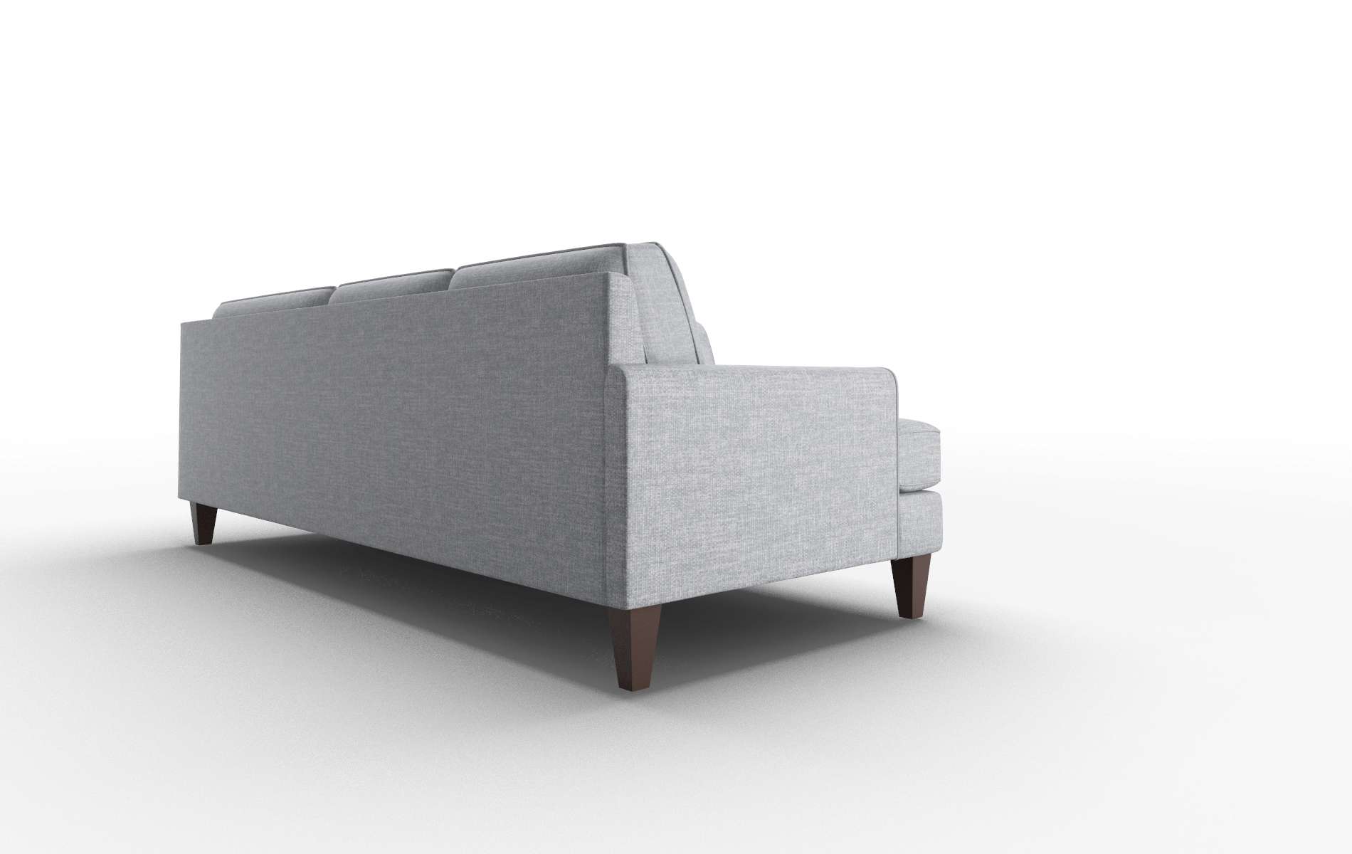 Naples Lana Ash Sectional espresso legs 3