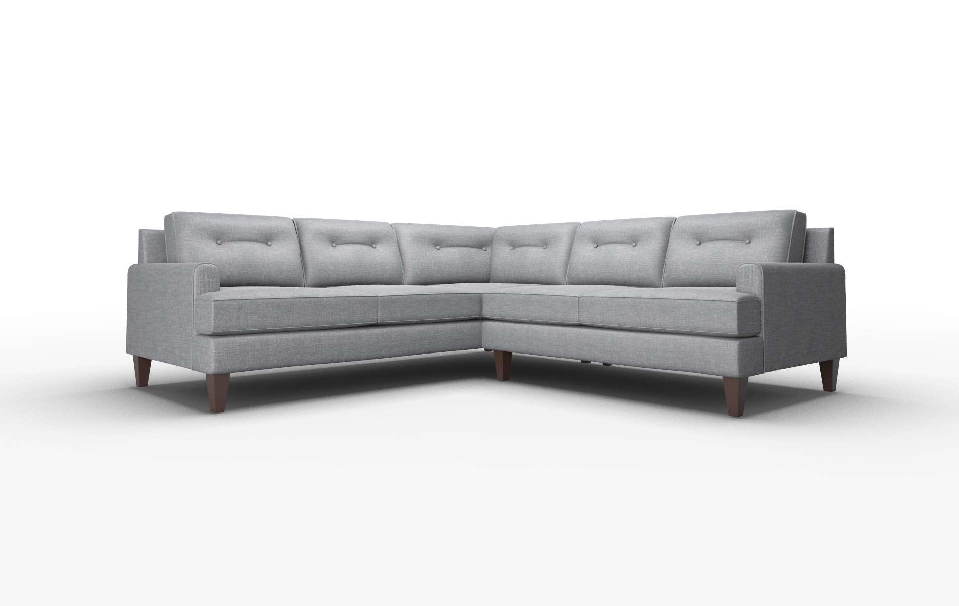 Naples Lana Onyx Sectional espresso legs 1