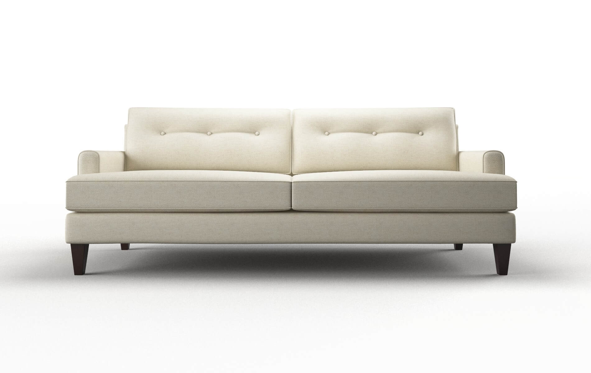 Naples Lana Sand Sofa espresso legs 1