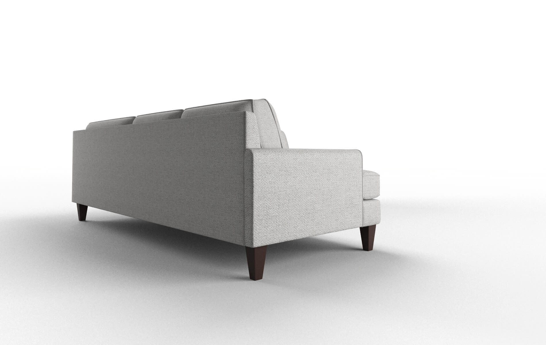 Naples Malibu Dove Sectional espresso legs 3