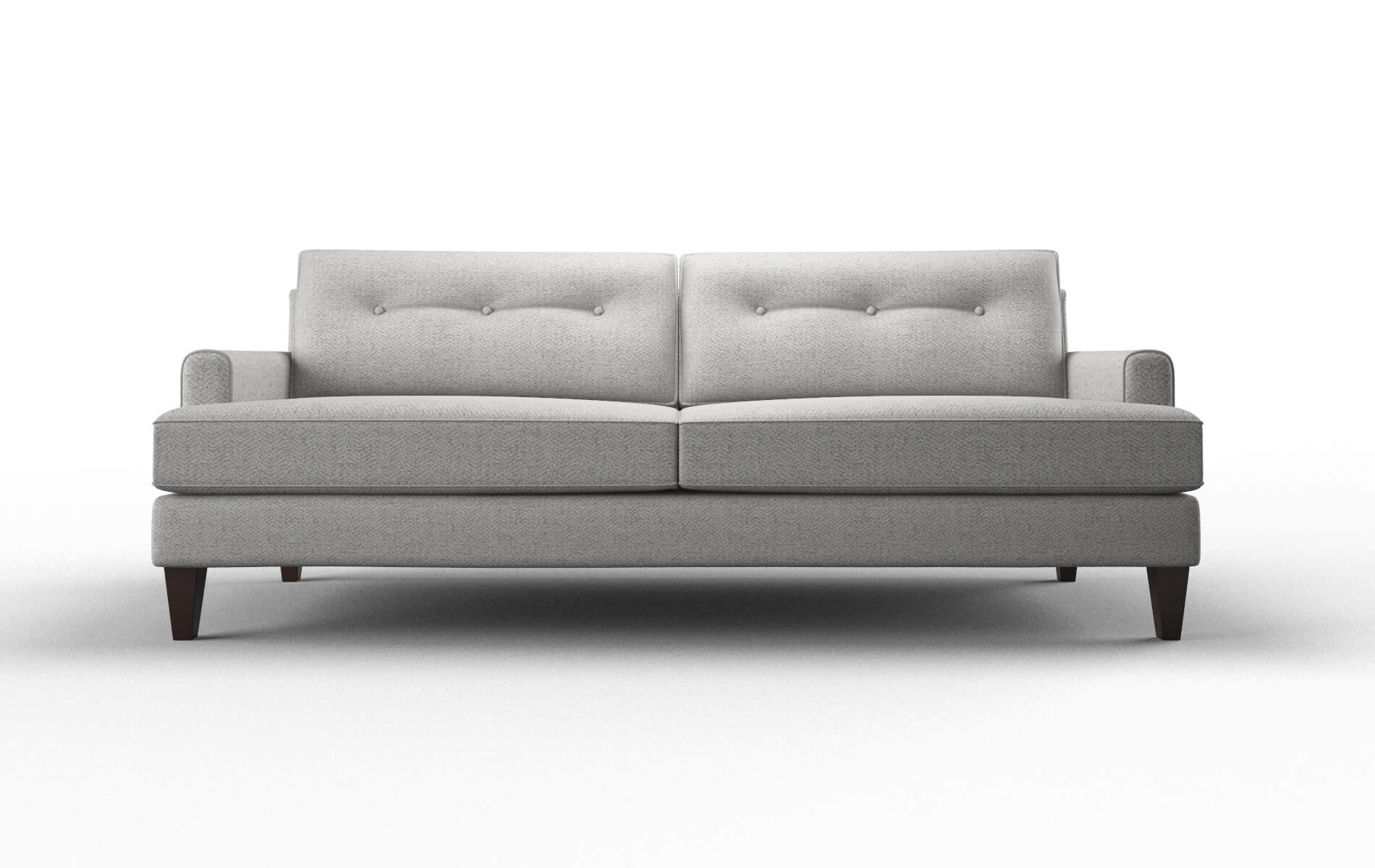 Naples Malibu dove Sofa Espresso Legs  1