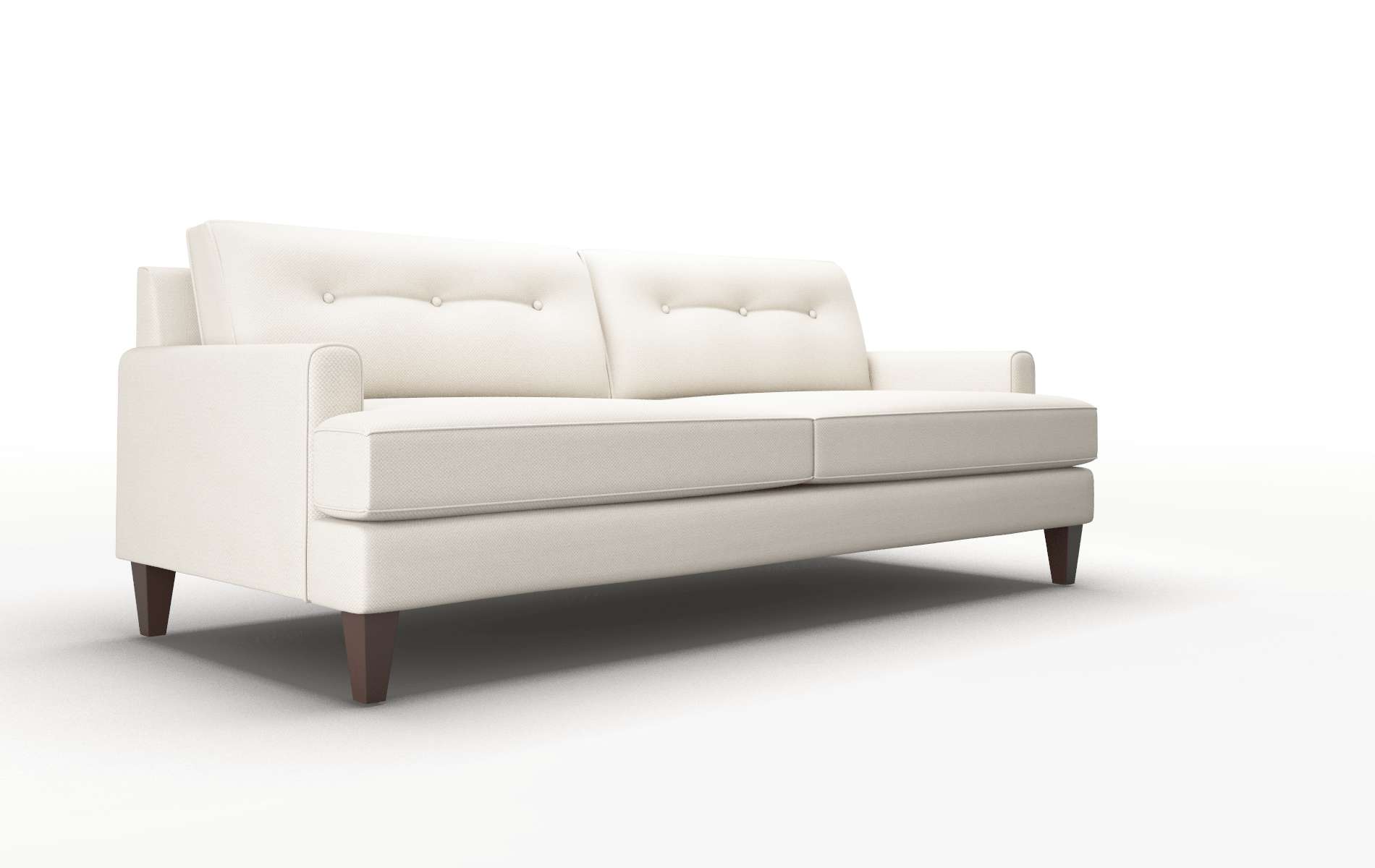 Naples Malibu Linen Sofa espresso legs 2