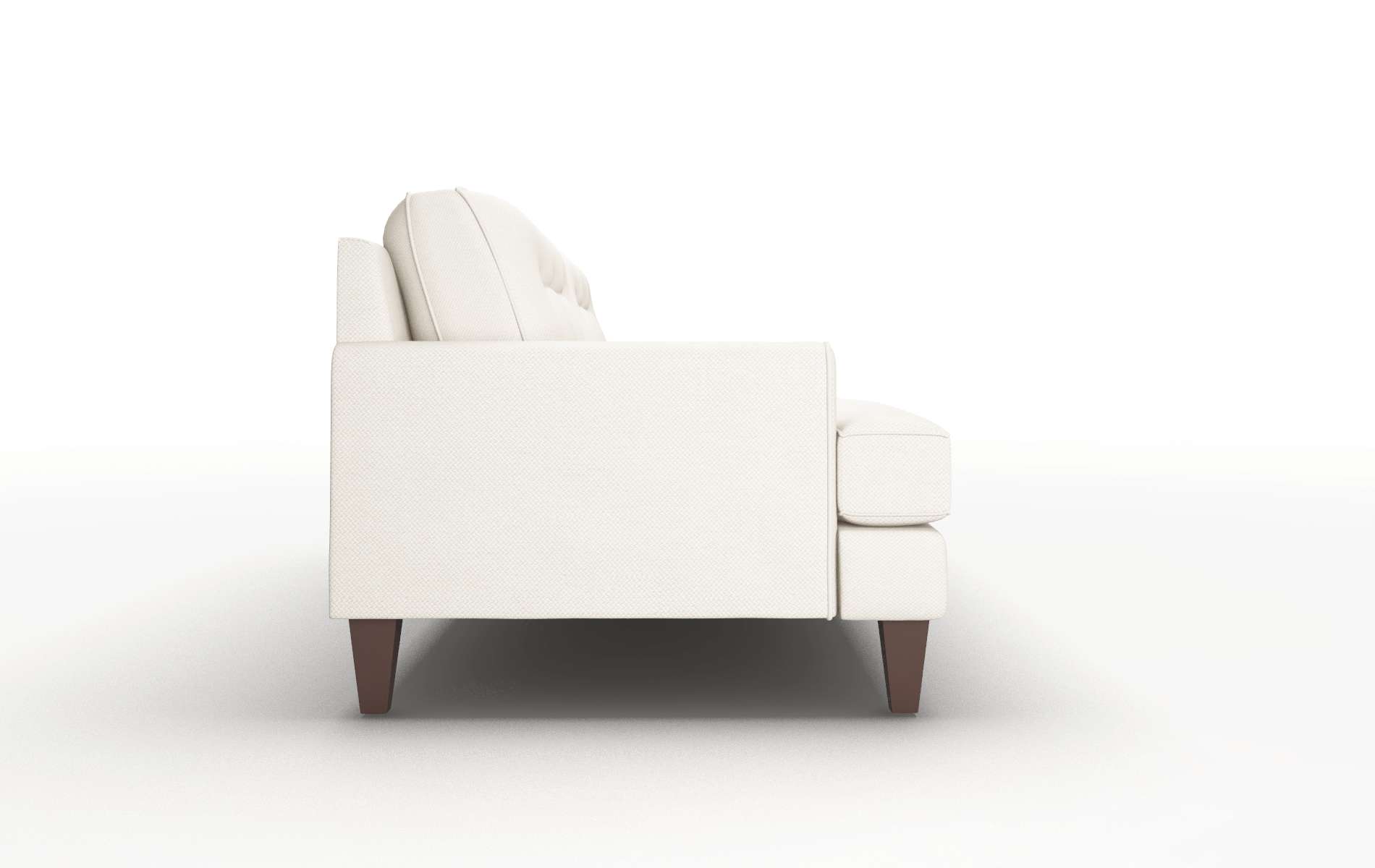 Naples Malibu Linen Sofa espresso legs 3