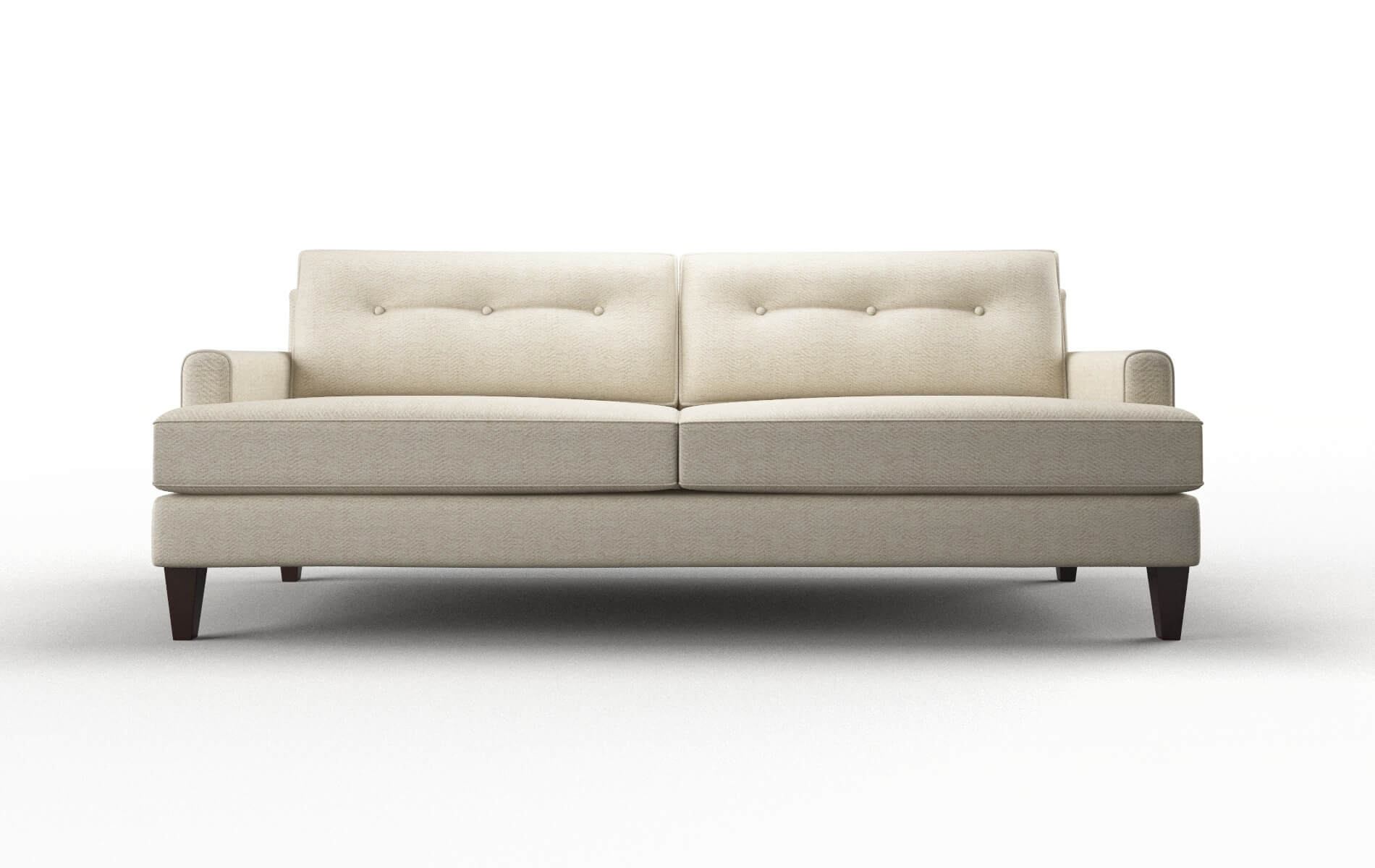 Naples Malibu Sand Sofa espresso legs 1