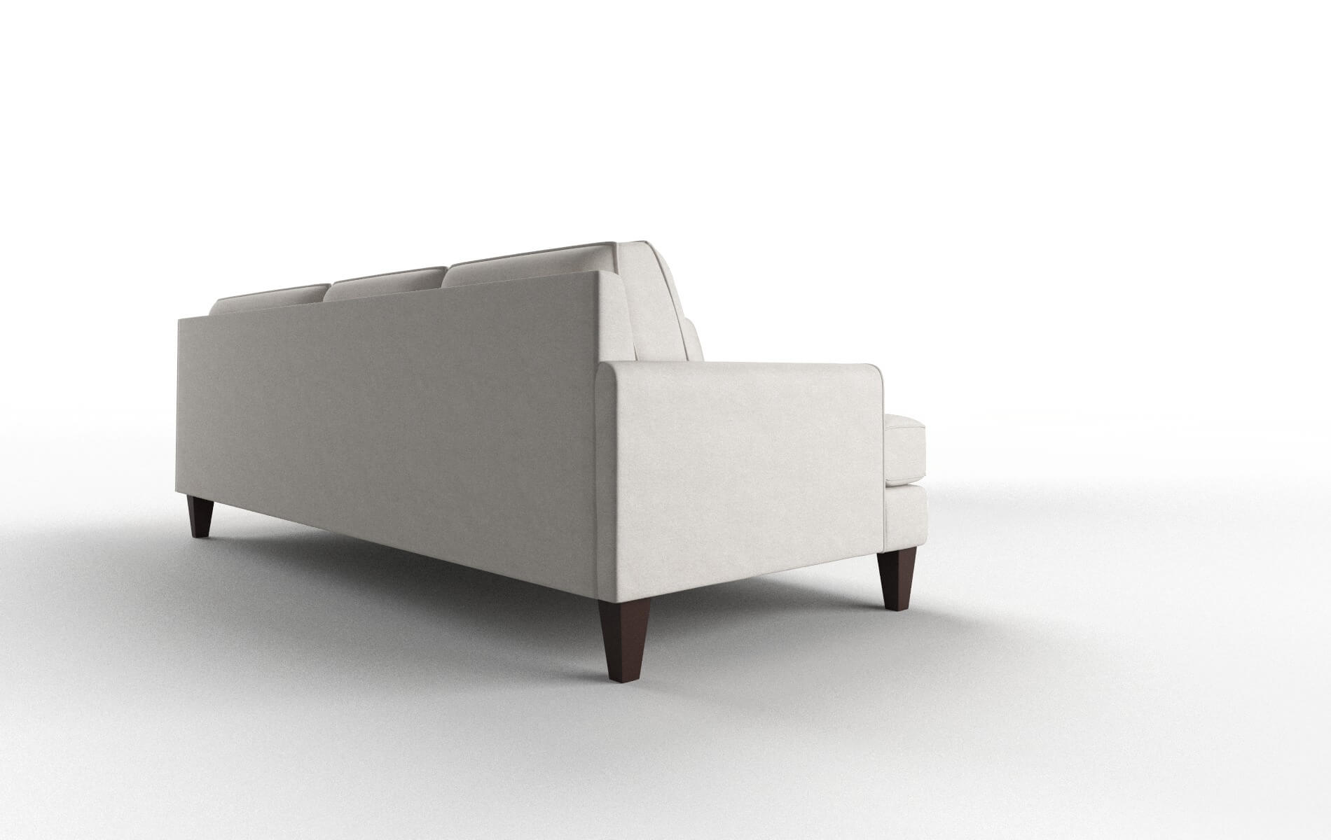 Naples Noble Grey Sectional espresso legs 3