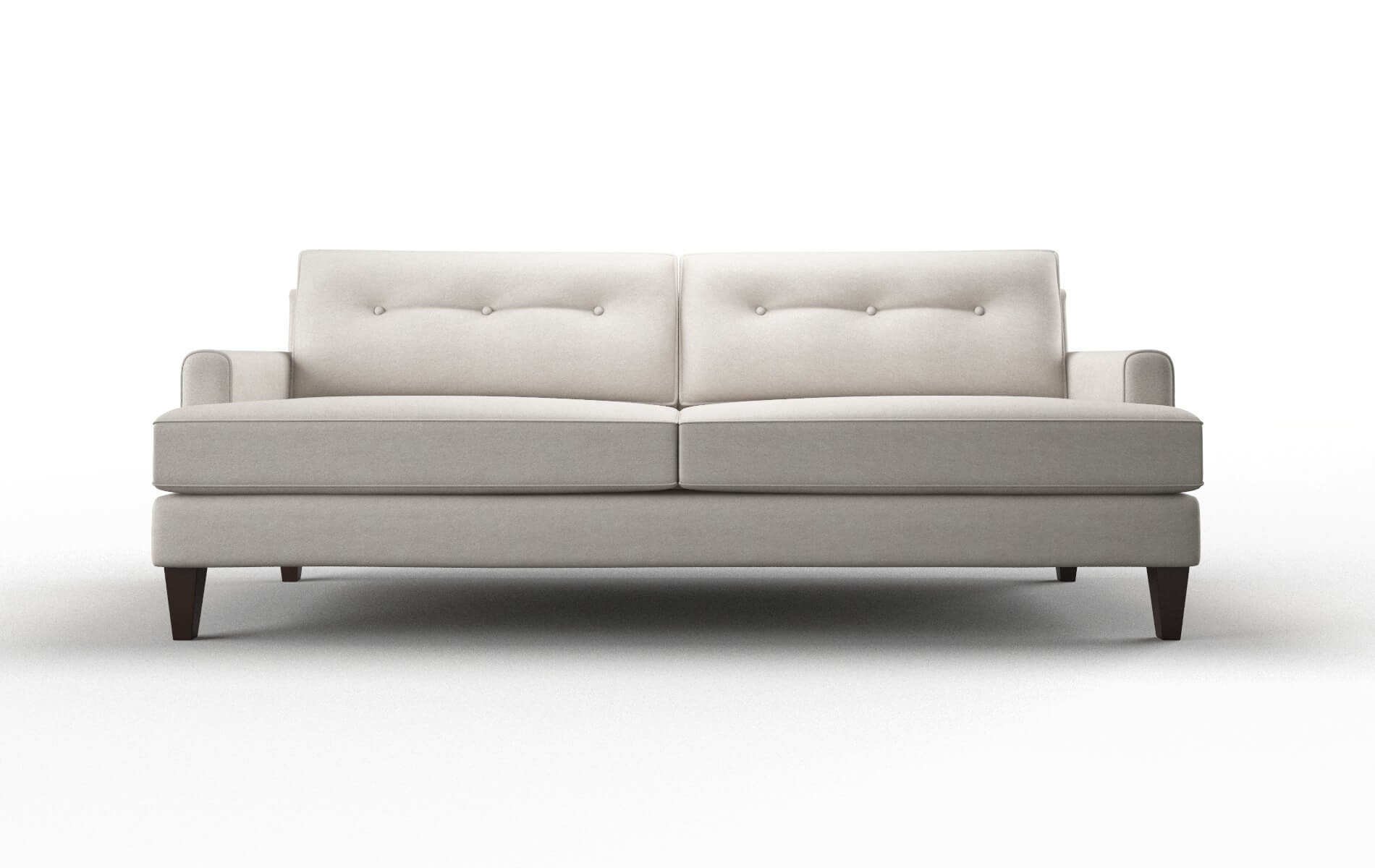 Naples Noble Grey Sofa espresso legs 1