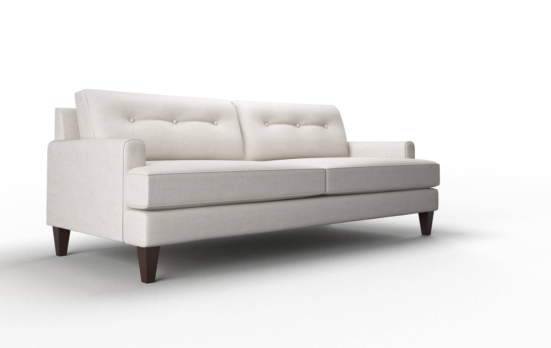 Naples Noble Grey Sofa espresso legs 2