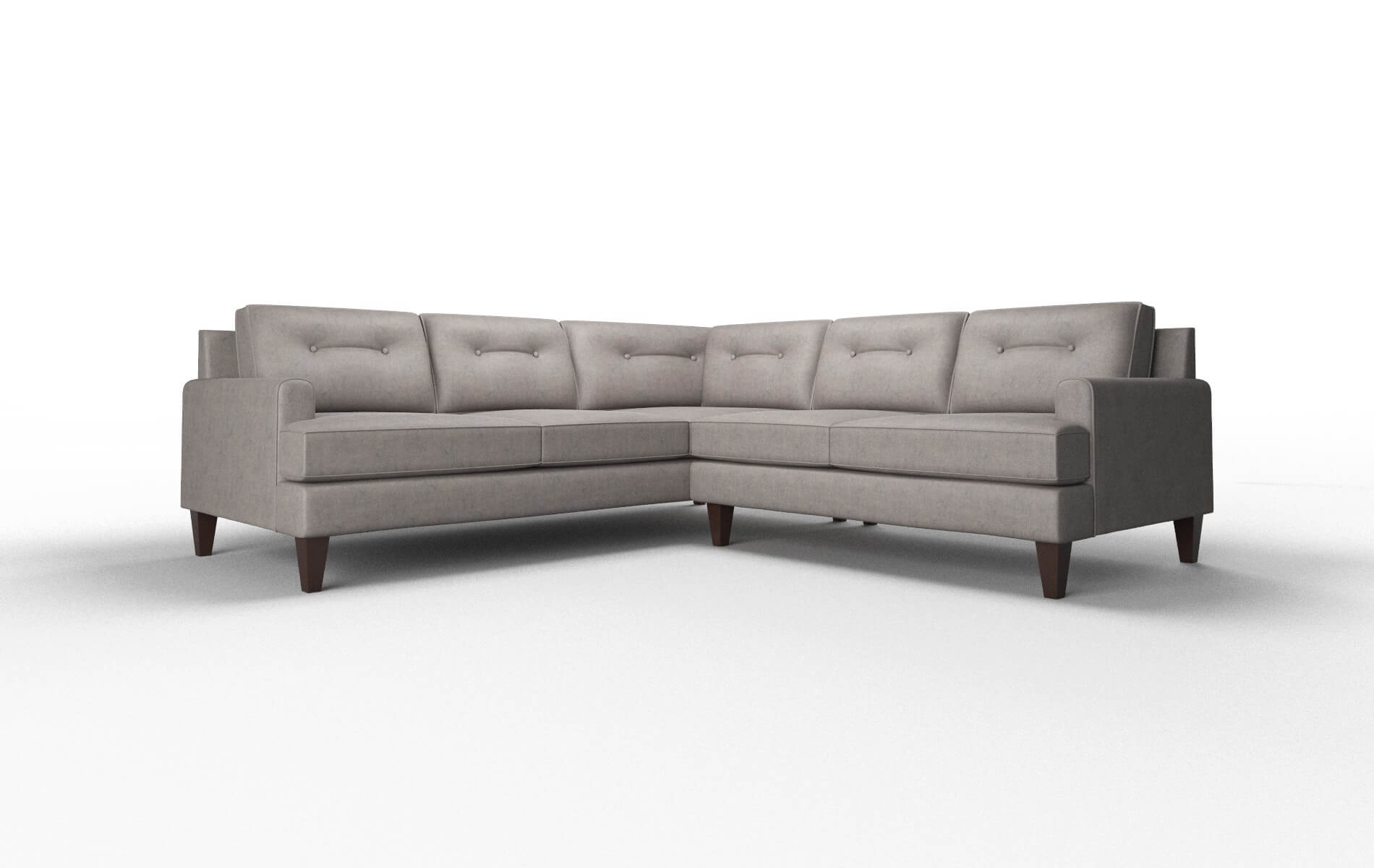 Naples Noble Otter Sectional espresso legs 1