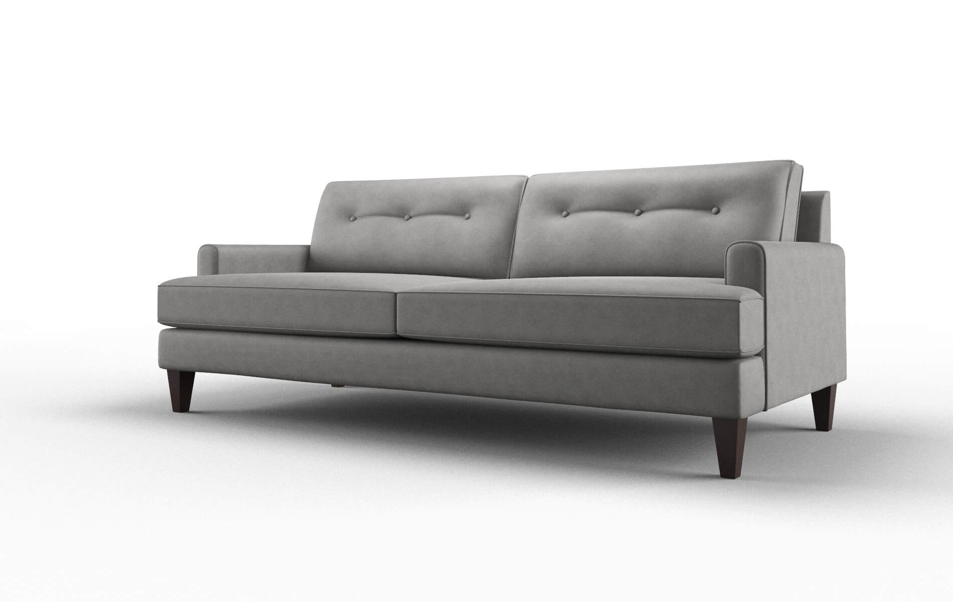Naples Noble Smoke Sofa espresso legs 4