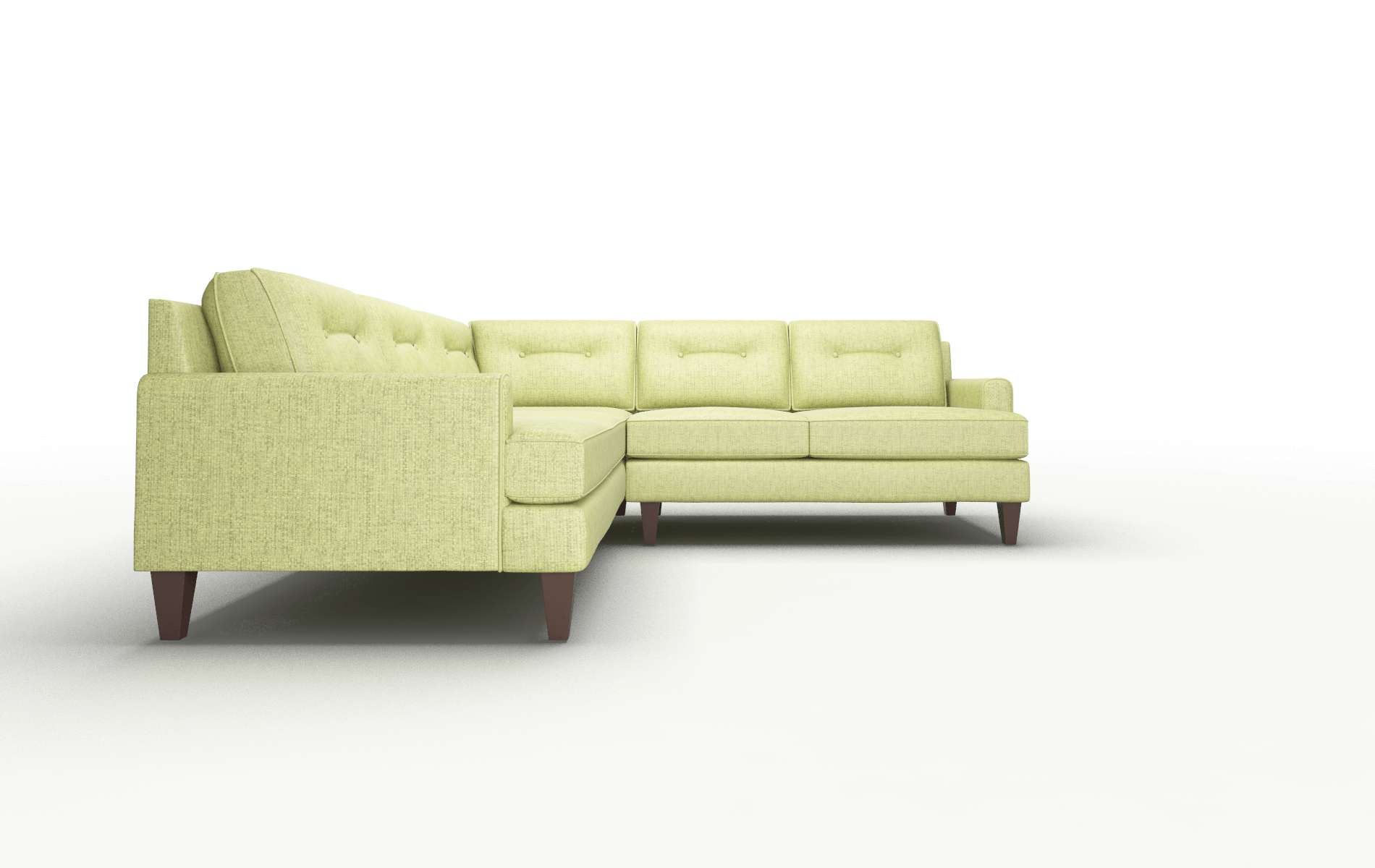 Naples Notion Appletini Sectional espresso legs 2