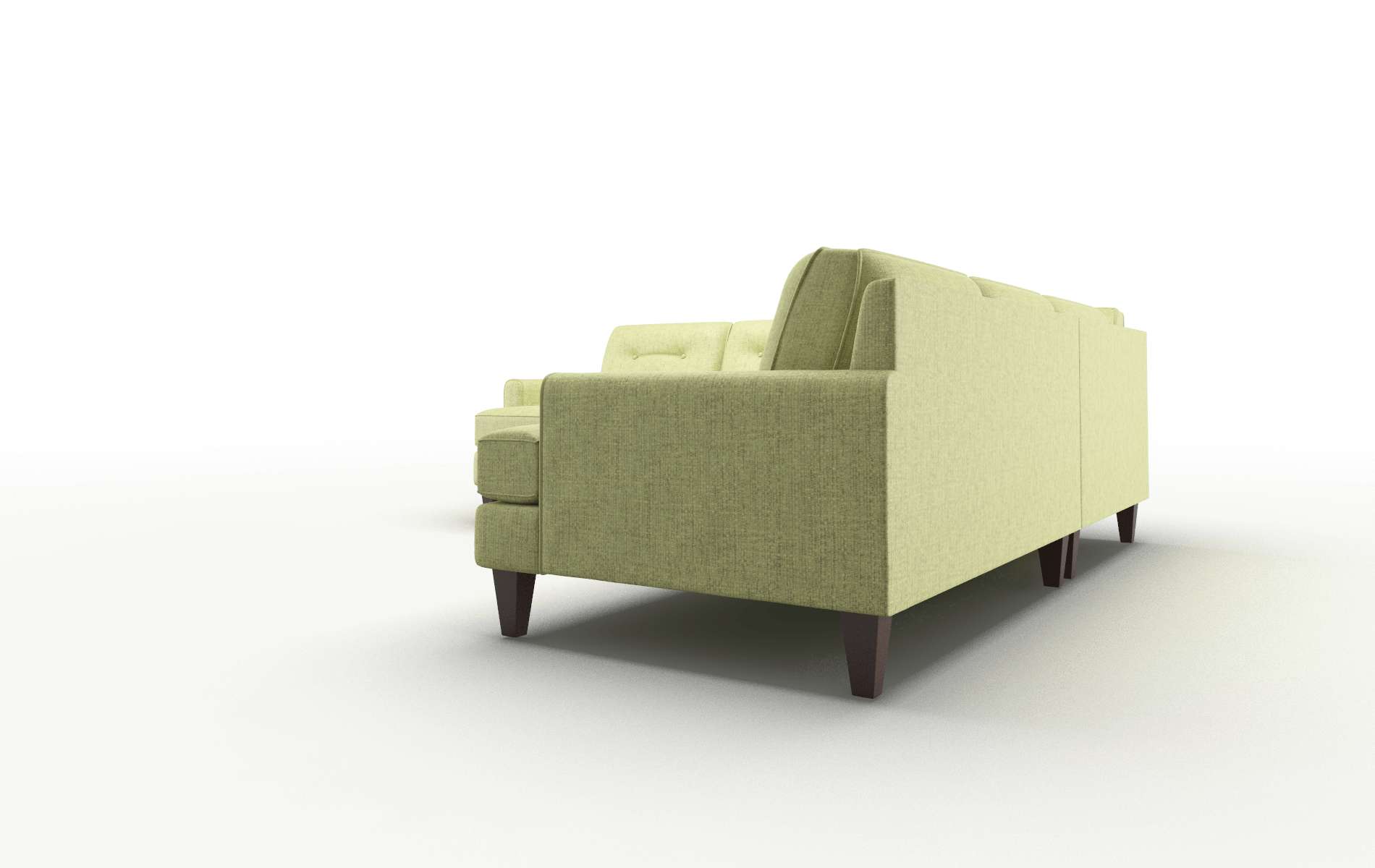 Naples Notion Appletini Sectional espresso legs 4