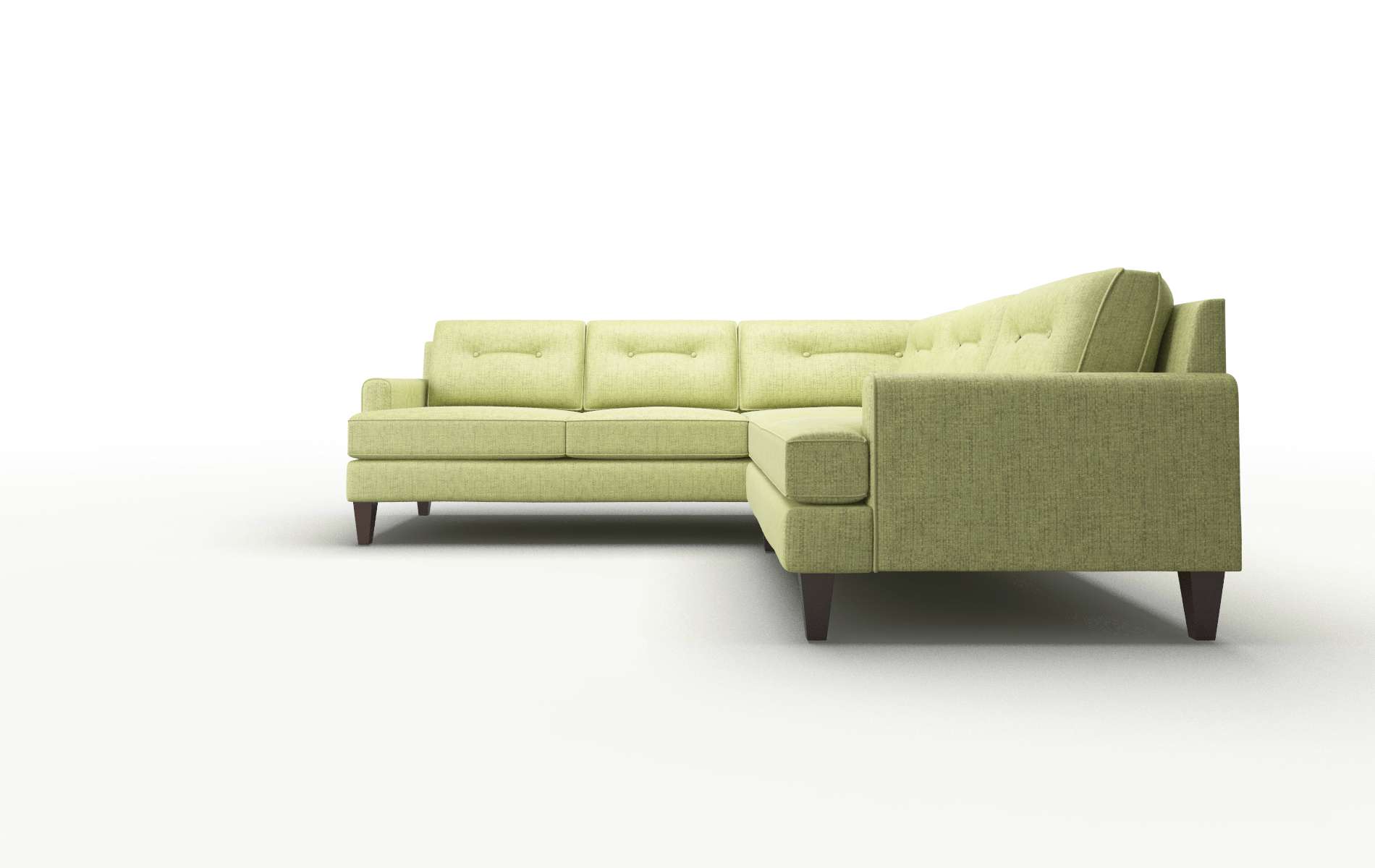 Naples Notion Appletini Sectional espresso legs 5