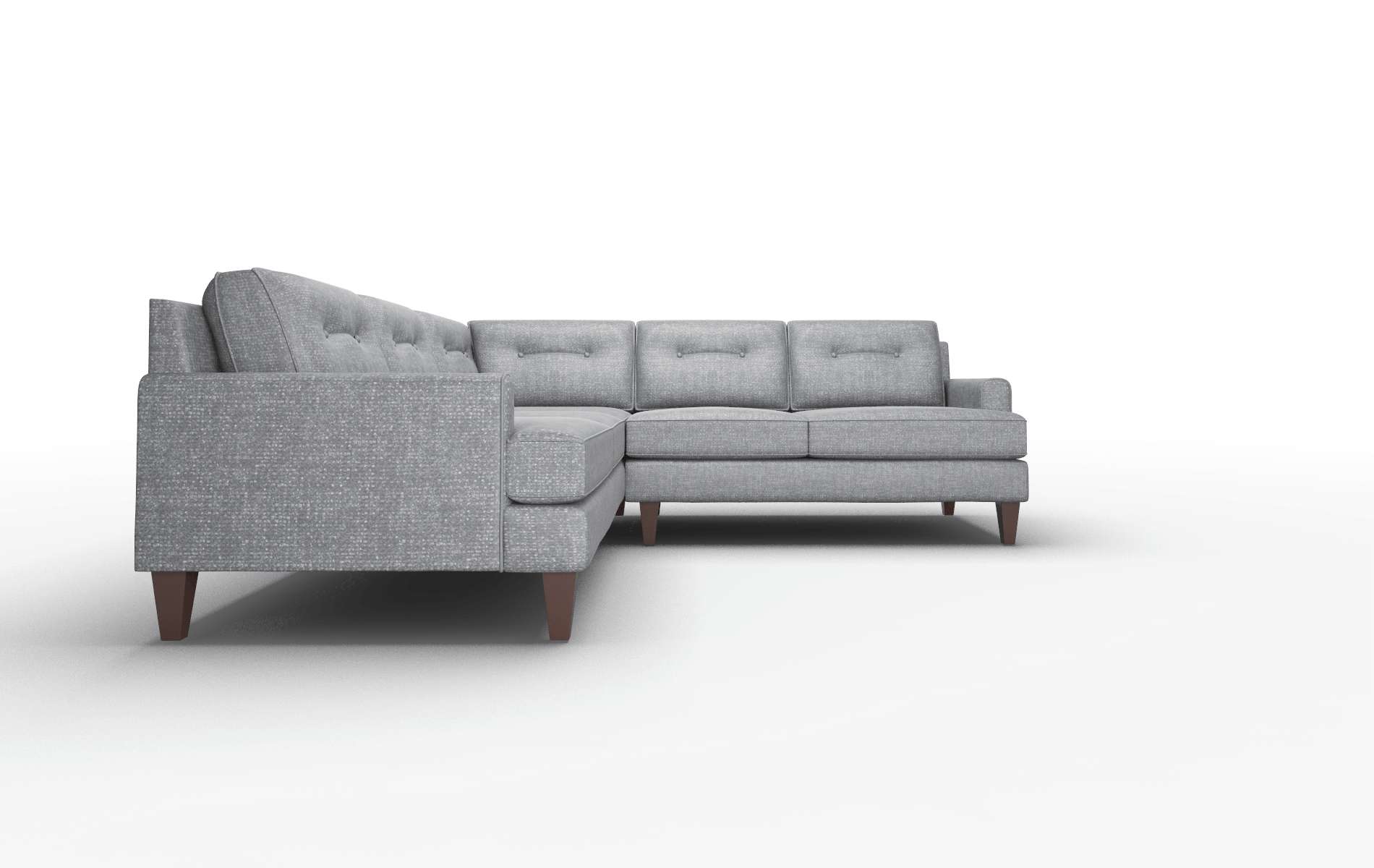 Naples Notion Graphite Sectional espresso legs 2