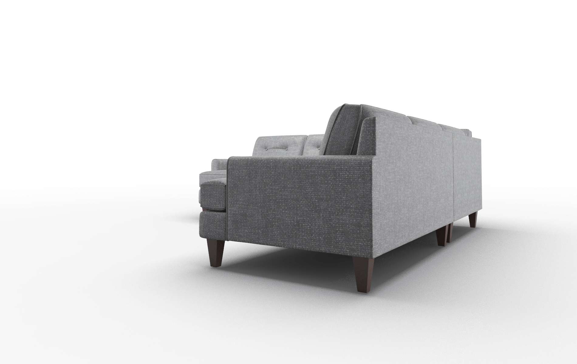 Naples Notion Graphite Sectional espresso legs 4