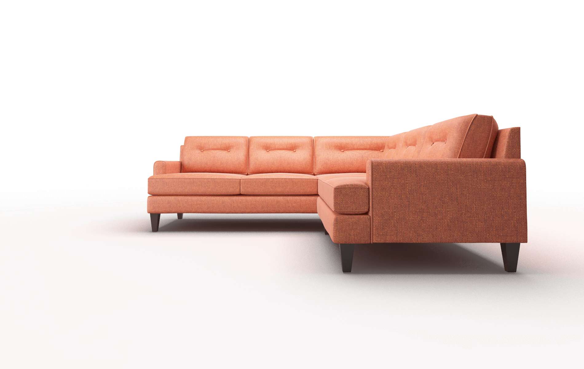 Naples Notion Tang Sectional espresso legs 5