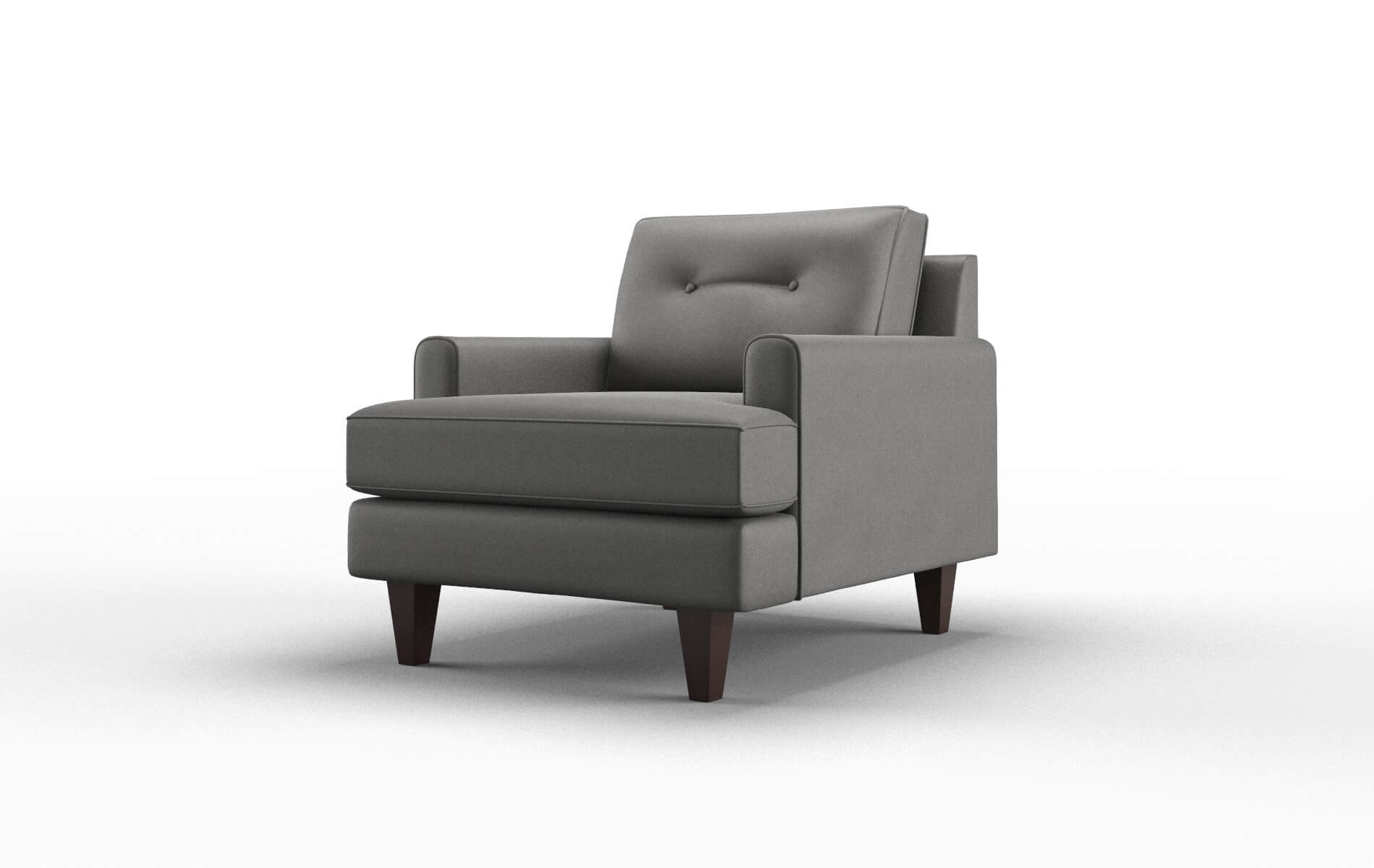 Naples Oakley Charcoal Chair espresso legs 4