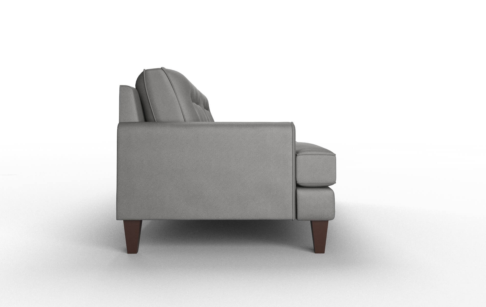 Naples Oakley Charcoal Sofa espresso legs 3