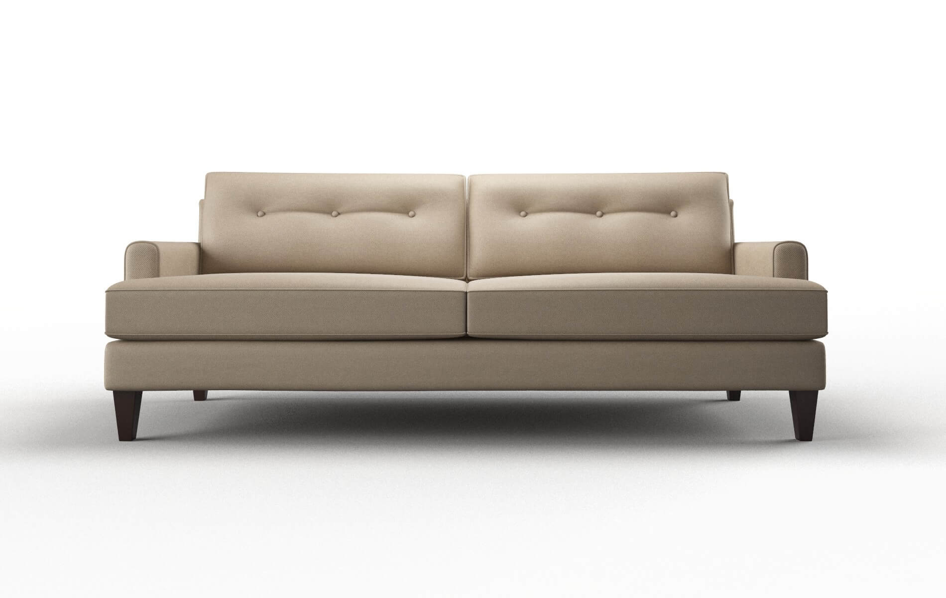Naples Oakley taupe Sofa Espresso Legs  1