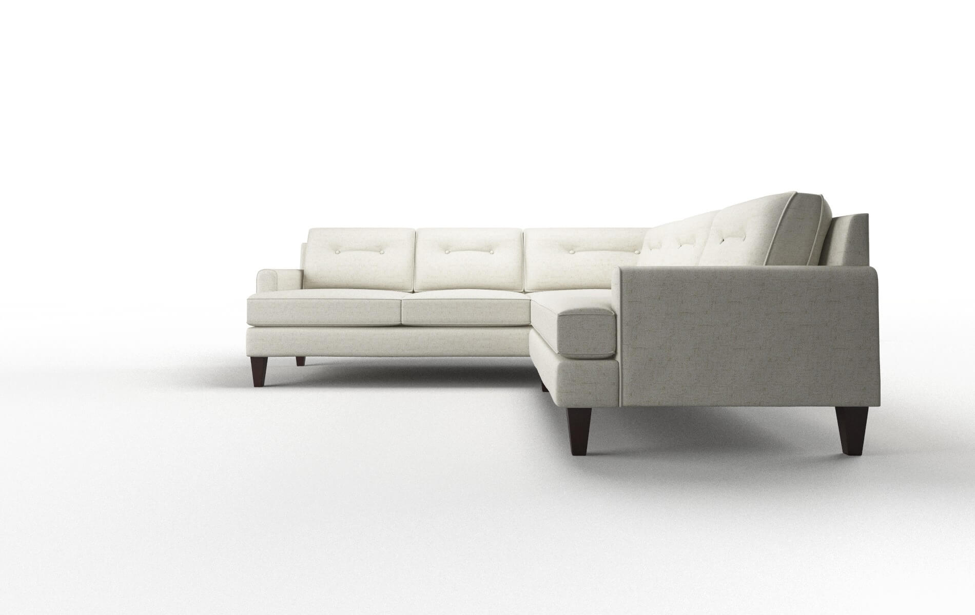 Naples Oceanside Birch Sectional espresso legs 5