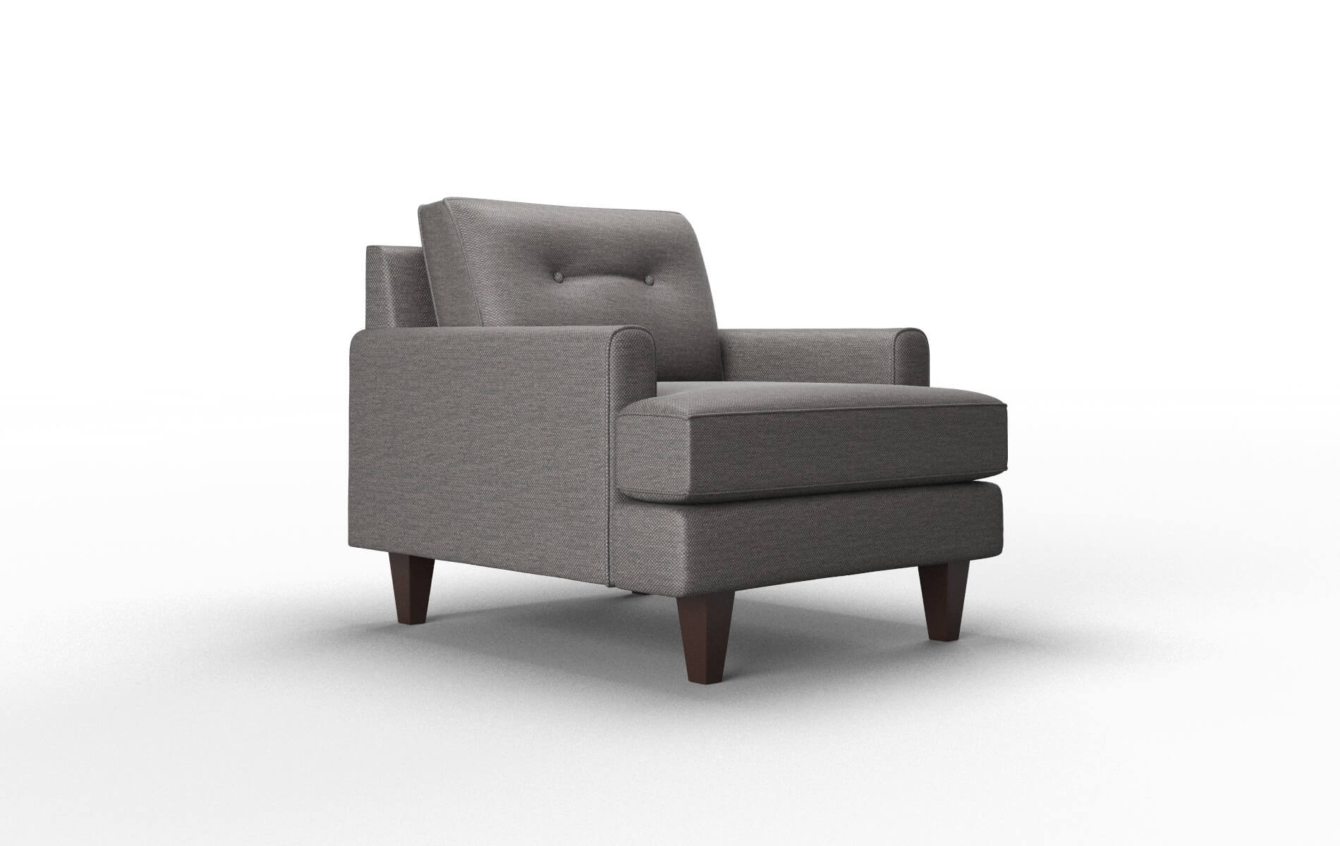 Naples Oscar Charcoal Chair espresso legs 2