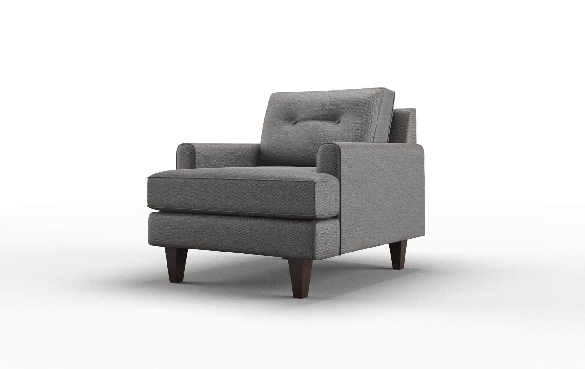 Naples Oscar Charcoal Chair espresso legs 4