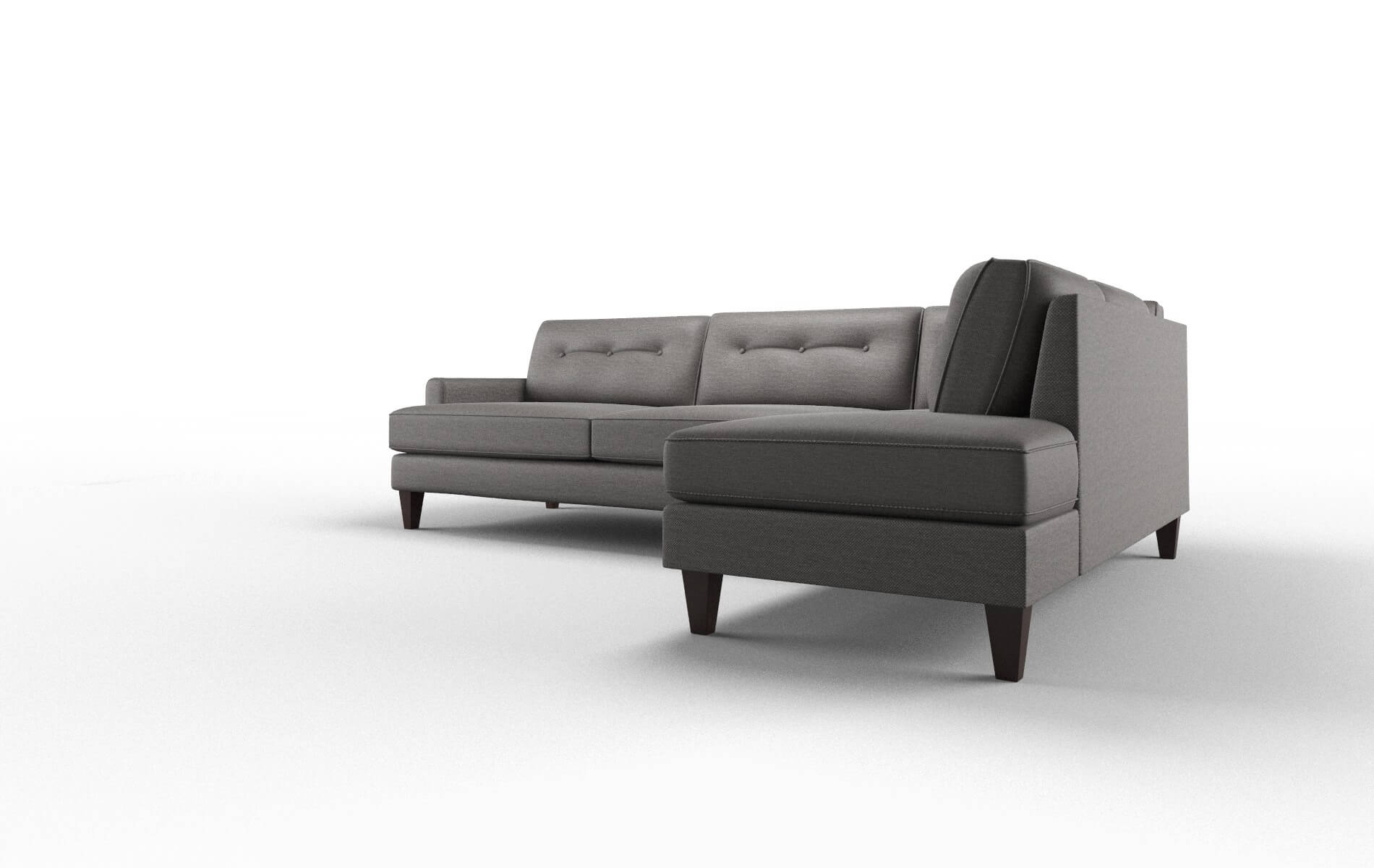 Naples Oscar Charcoal Panel espresso legs 4