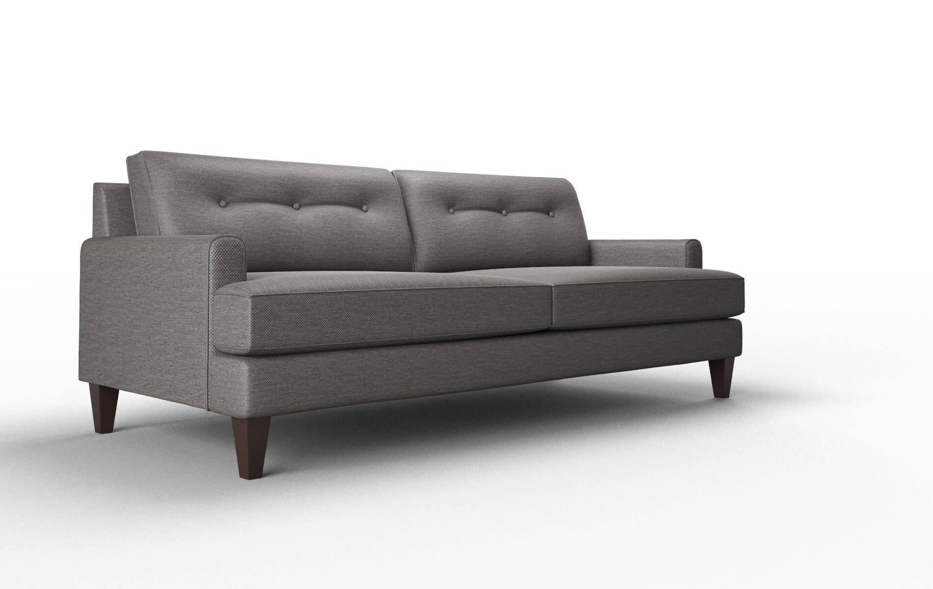 Naples Oscar Charcoal Sofa espresso legs 2