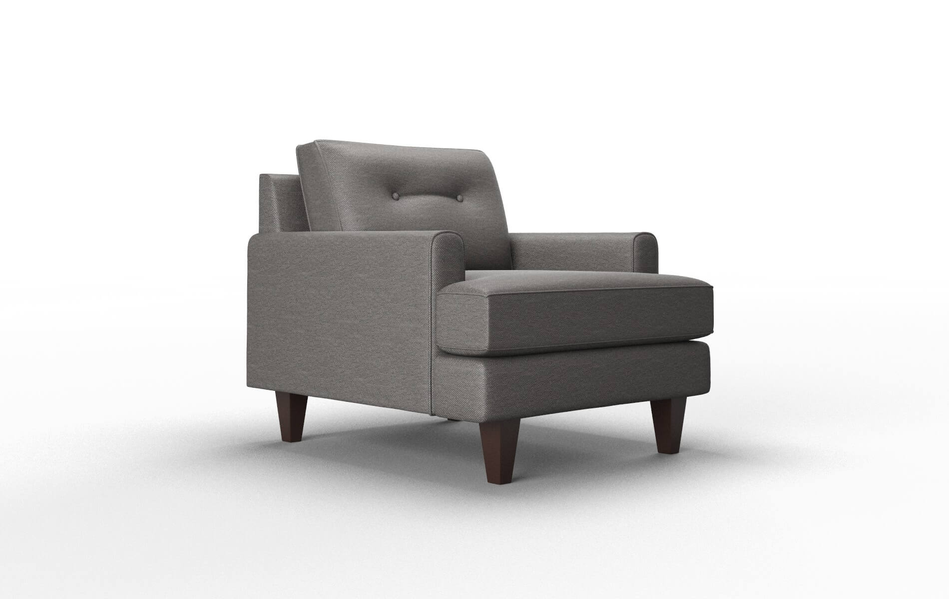 Naples Oscar Grey Chair espresso legs 2