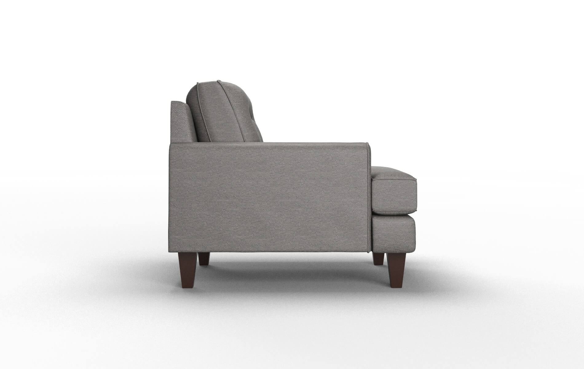 Naples Oscar Grey Chair espresso legs 3